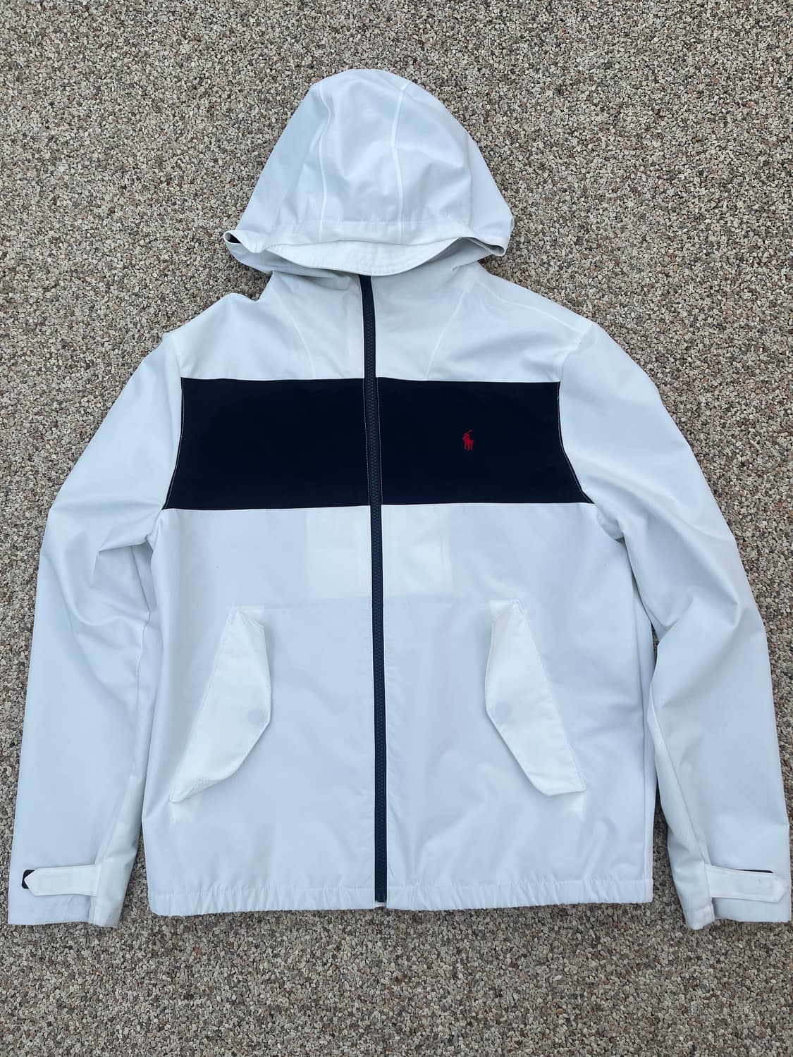 폴로 랄프로렌 컬러블록 후드재킷 신형(xl) 상품이미지3