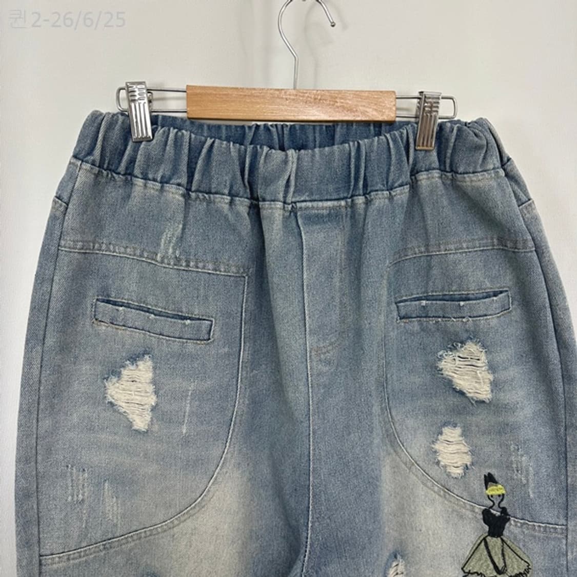 보세 여자 편한 밴딩 바지 L (26-32인치정도) HH 상품이미지2