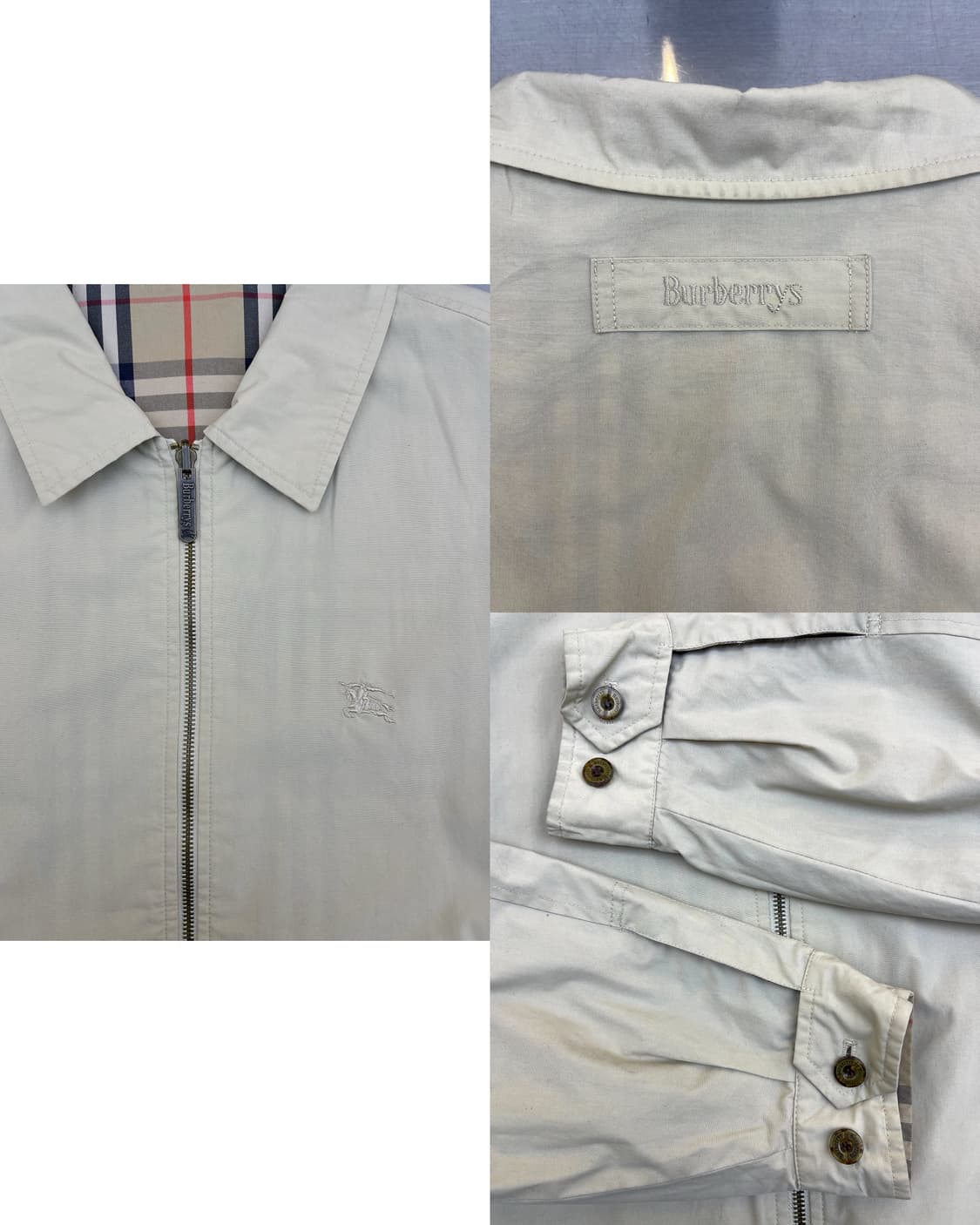 버버리 90s 리버시블 노바 체크 자켓 상품이미지8