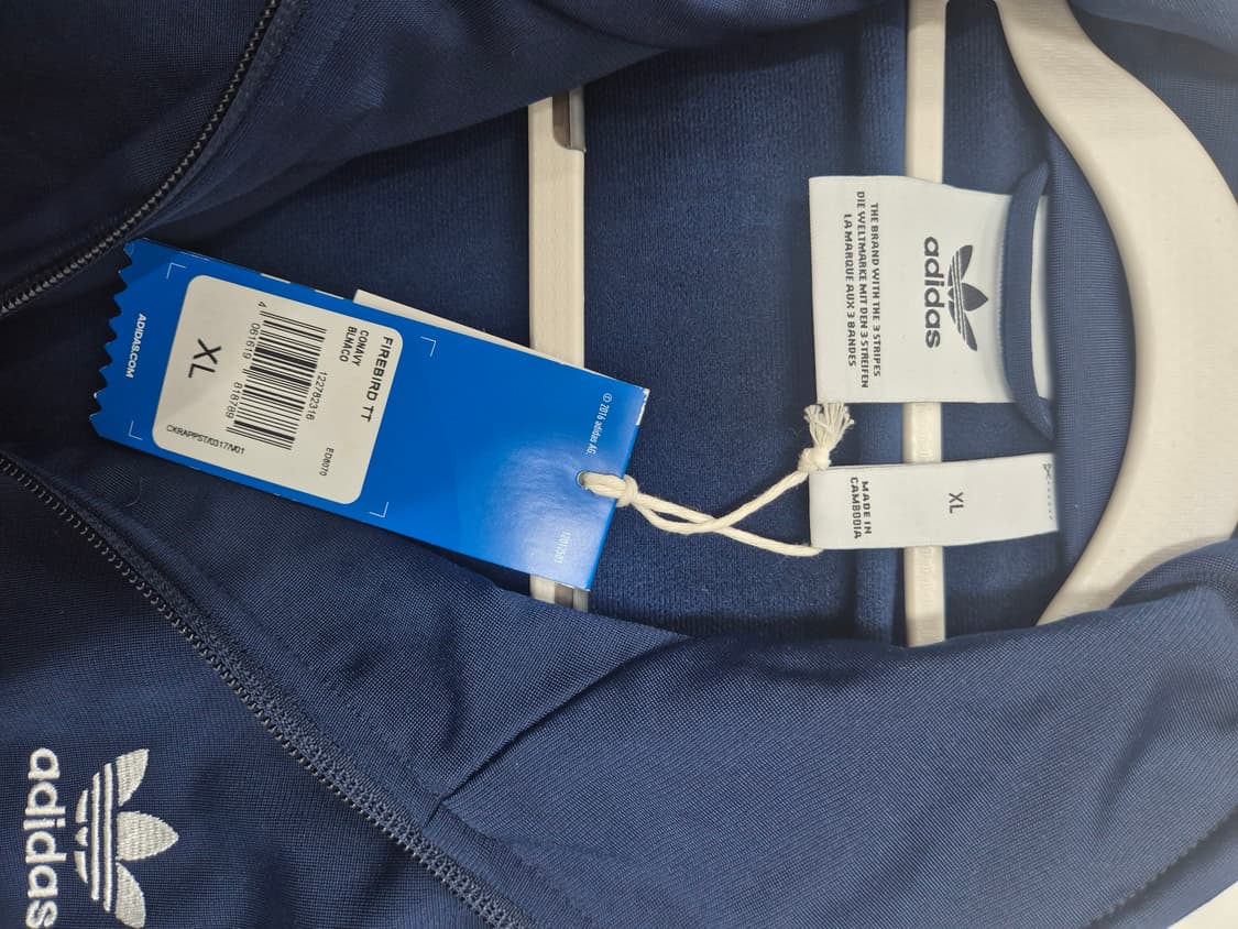 (새상품) 아디다스 파이어버드 네이비 삼선 트랙탑/ 105 상품이미지4