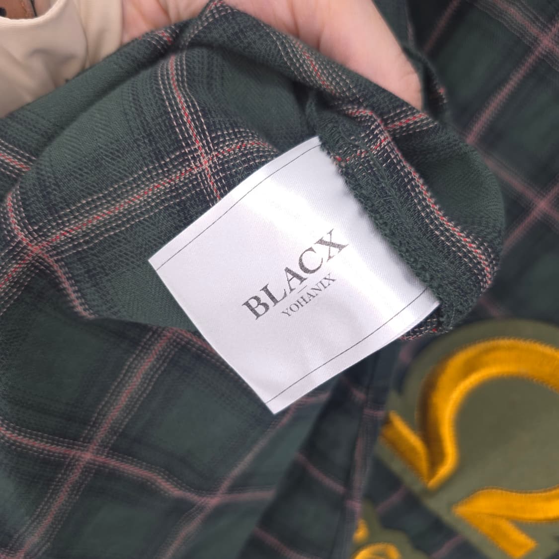 BLACX Yohanix 오버핏 체크 셔츠 상품이미지10
