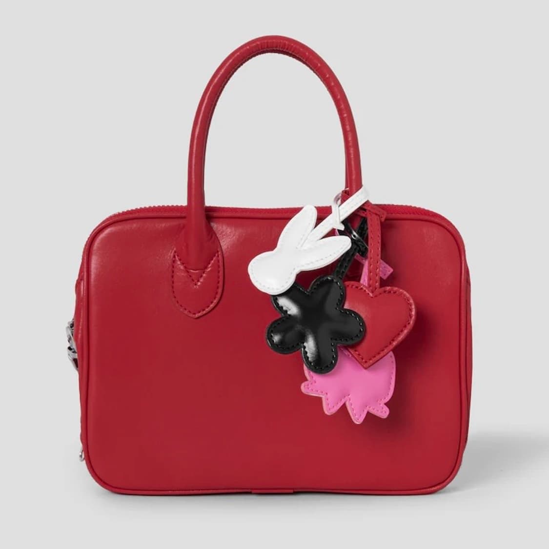 꼼데가르송 걸 26ss 멀티 참 토트백/레드 상품이미지1