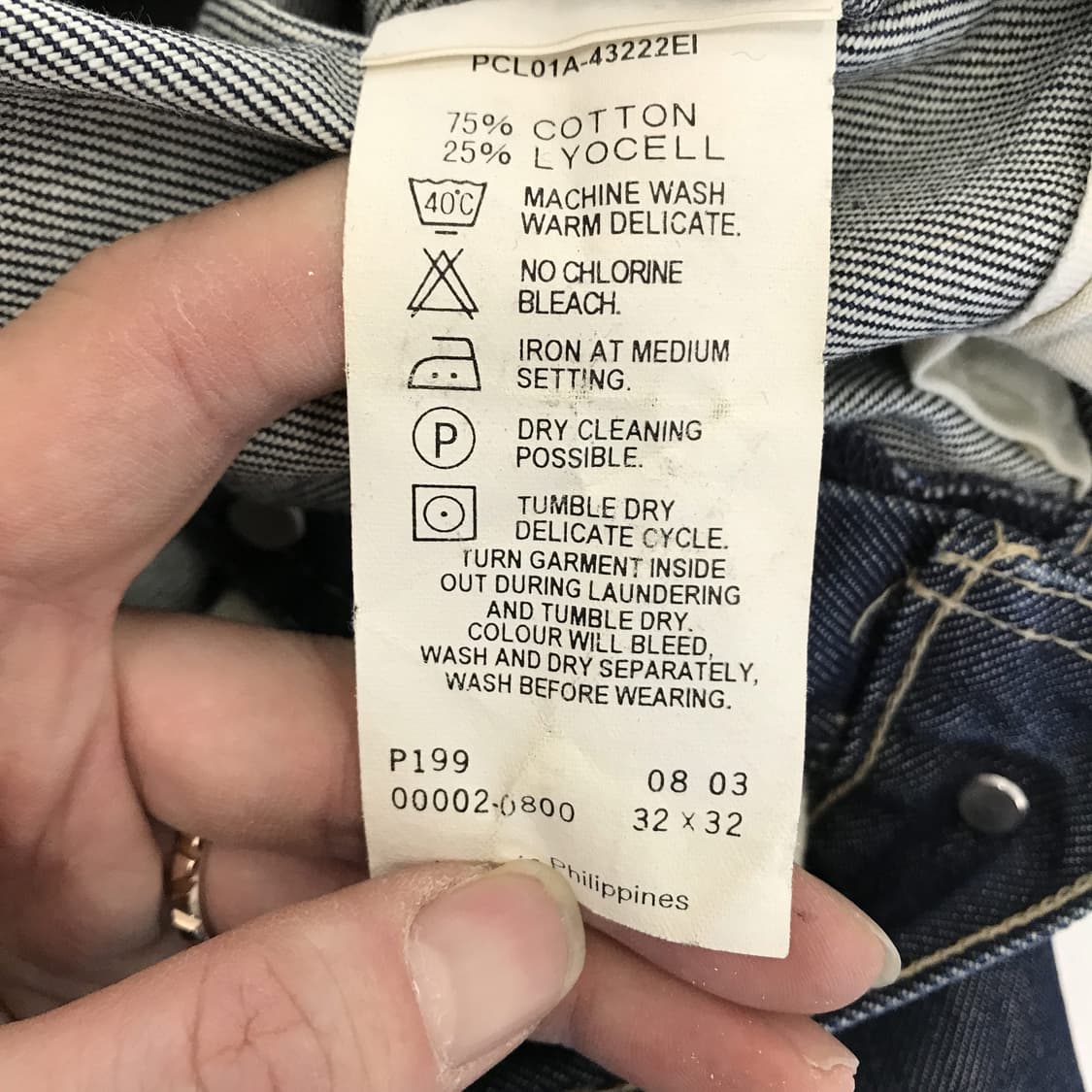 리바이스 엔지니어드진 1st 신치백 데님  [82-97] 상품이미지5