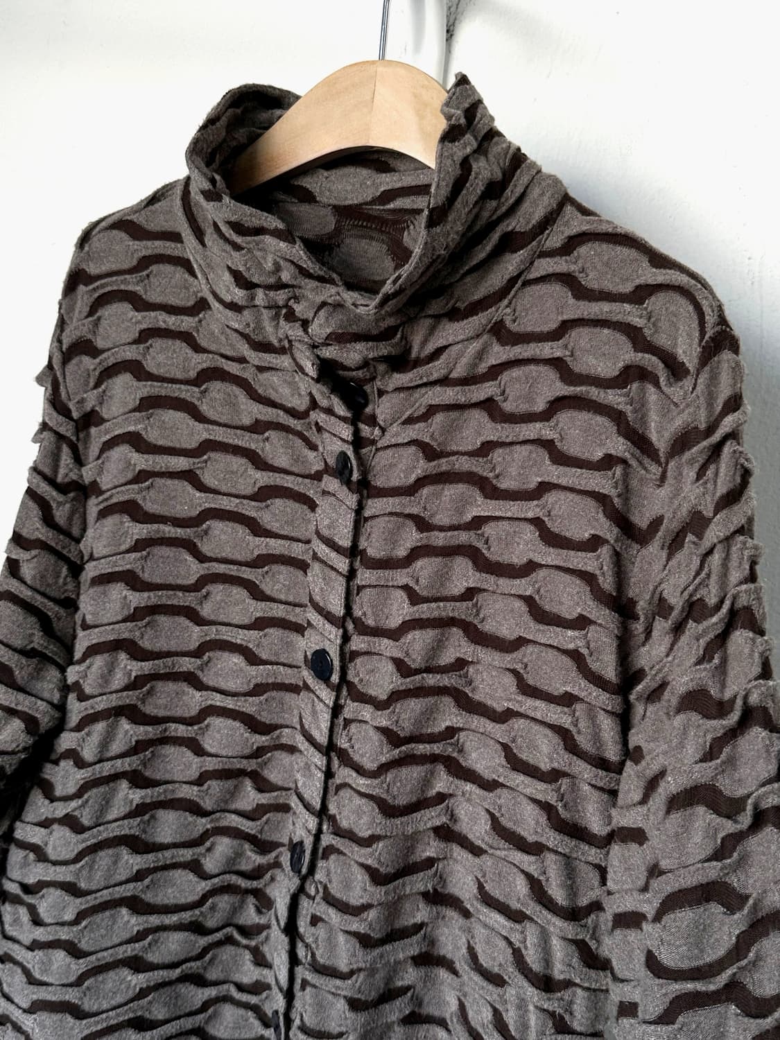 High gauge design pattern 2way knit jack 상품이미지7