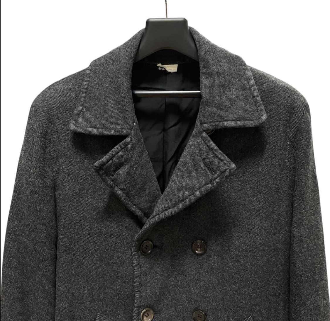 꼼데가르송 옴므 듀스 15AW 축융 울 피코트 상품이미지2