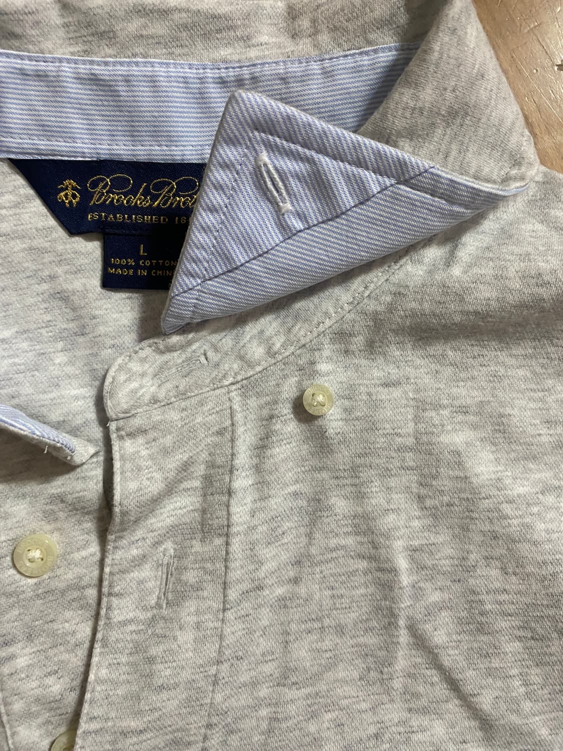 브룩스브라더스 남성 카라티 L 사이즈 (105) 상품이미지3