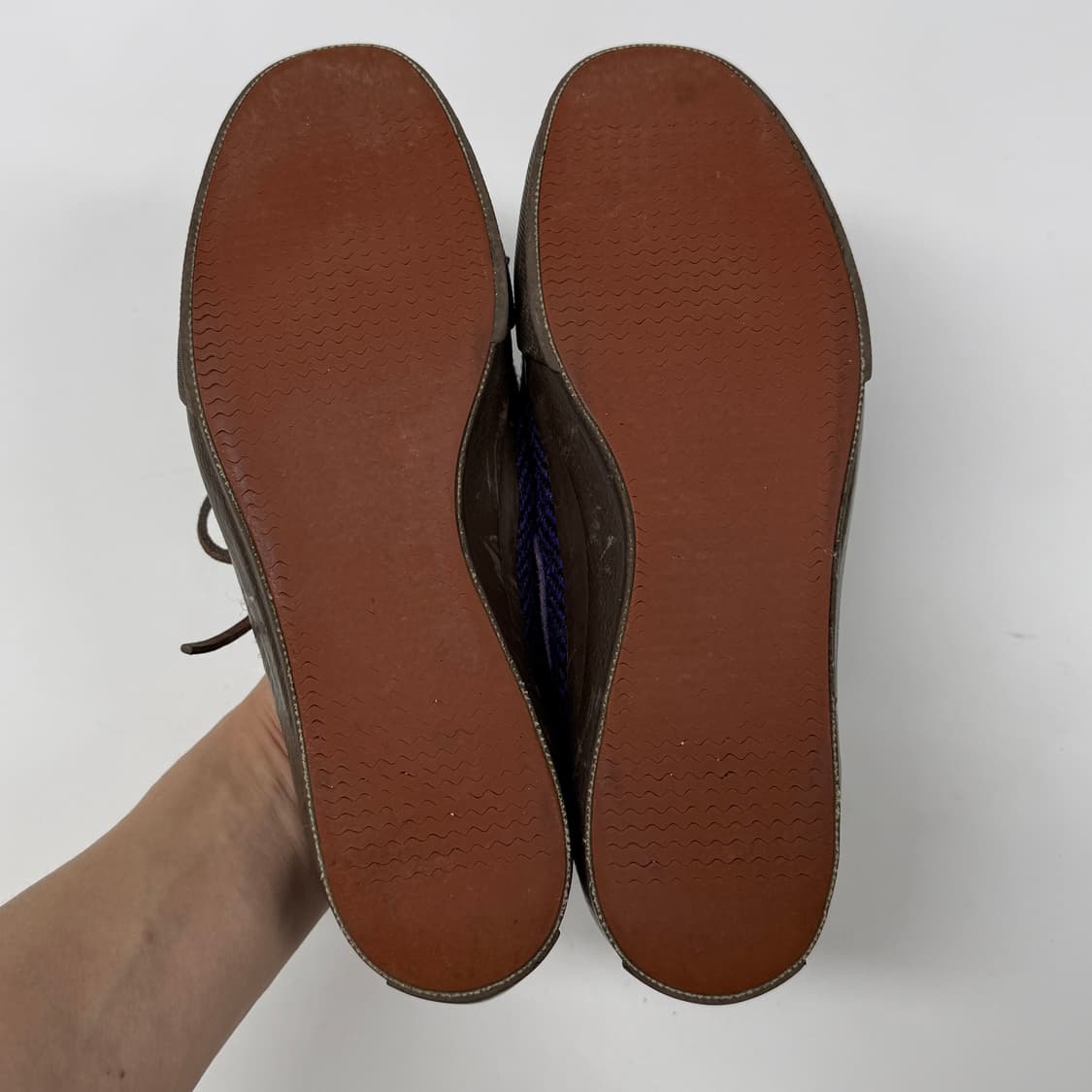 Needles x Harris Tweed boat shoes 상품이미지9