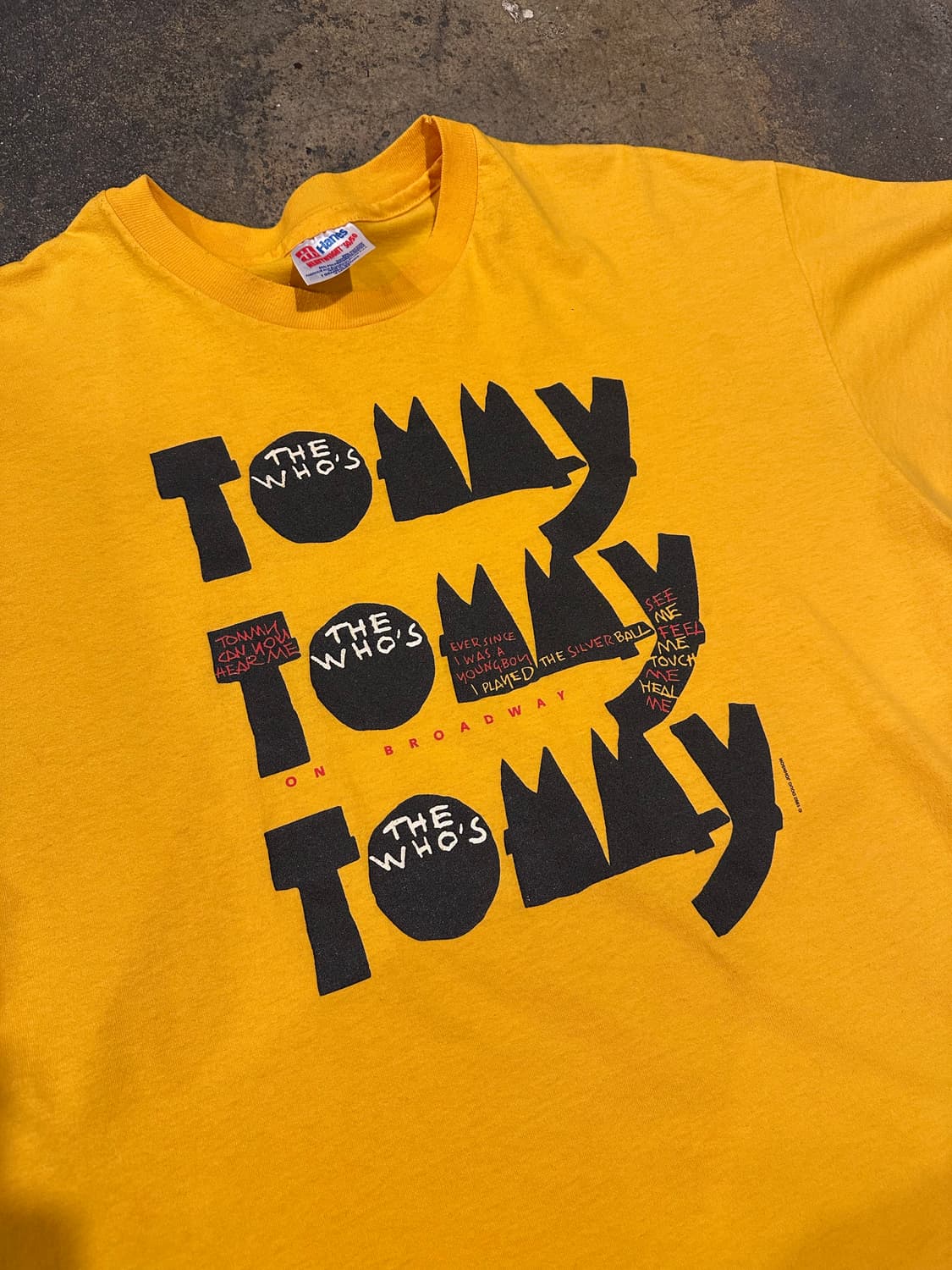 빈티지 90s 더 후(the who) 밴드 티셔츠 상품이미지2