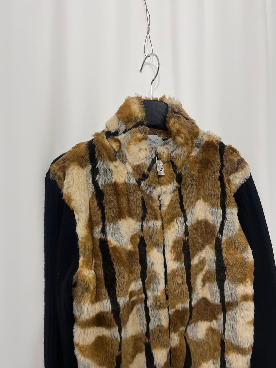 KRIZIA faux fur trim cardigan  상품이미지3