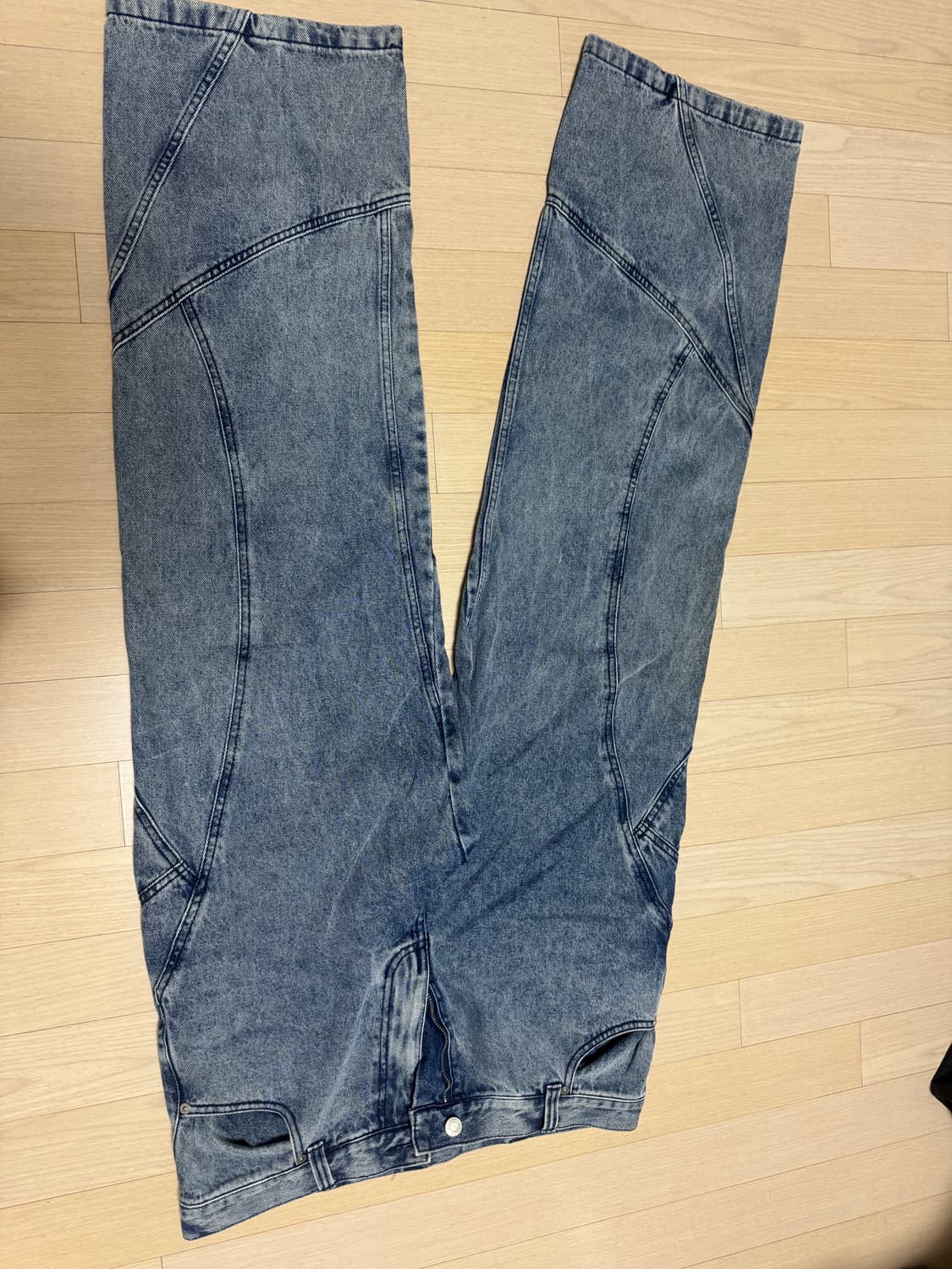 노매뉴얼 빈티지 워싱 데님 팬츠 L 상품이미지1