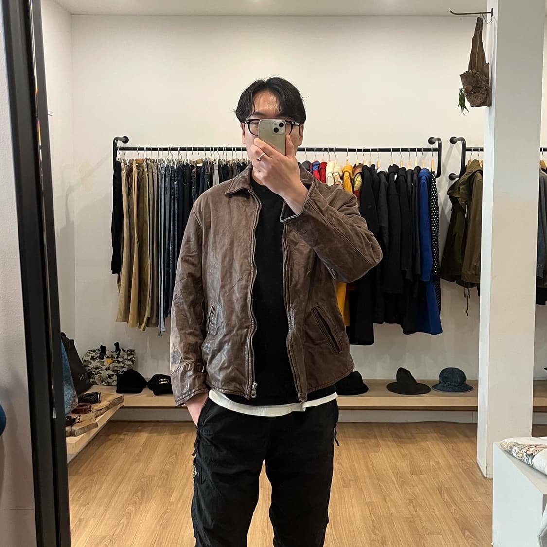 NIKE 나이키 빈티지 리얼레더 자켓 상품이미지2