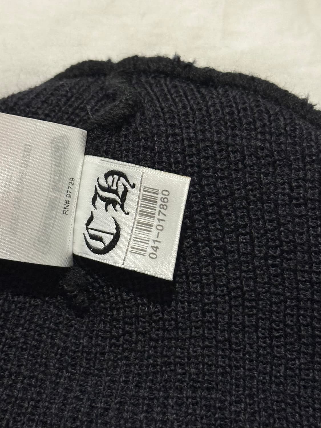 [os] Chrome Hearts 크롬하츠 울 비니 블랙  상품이미지4