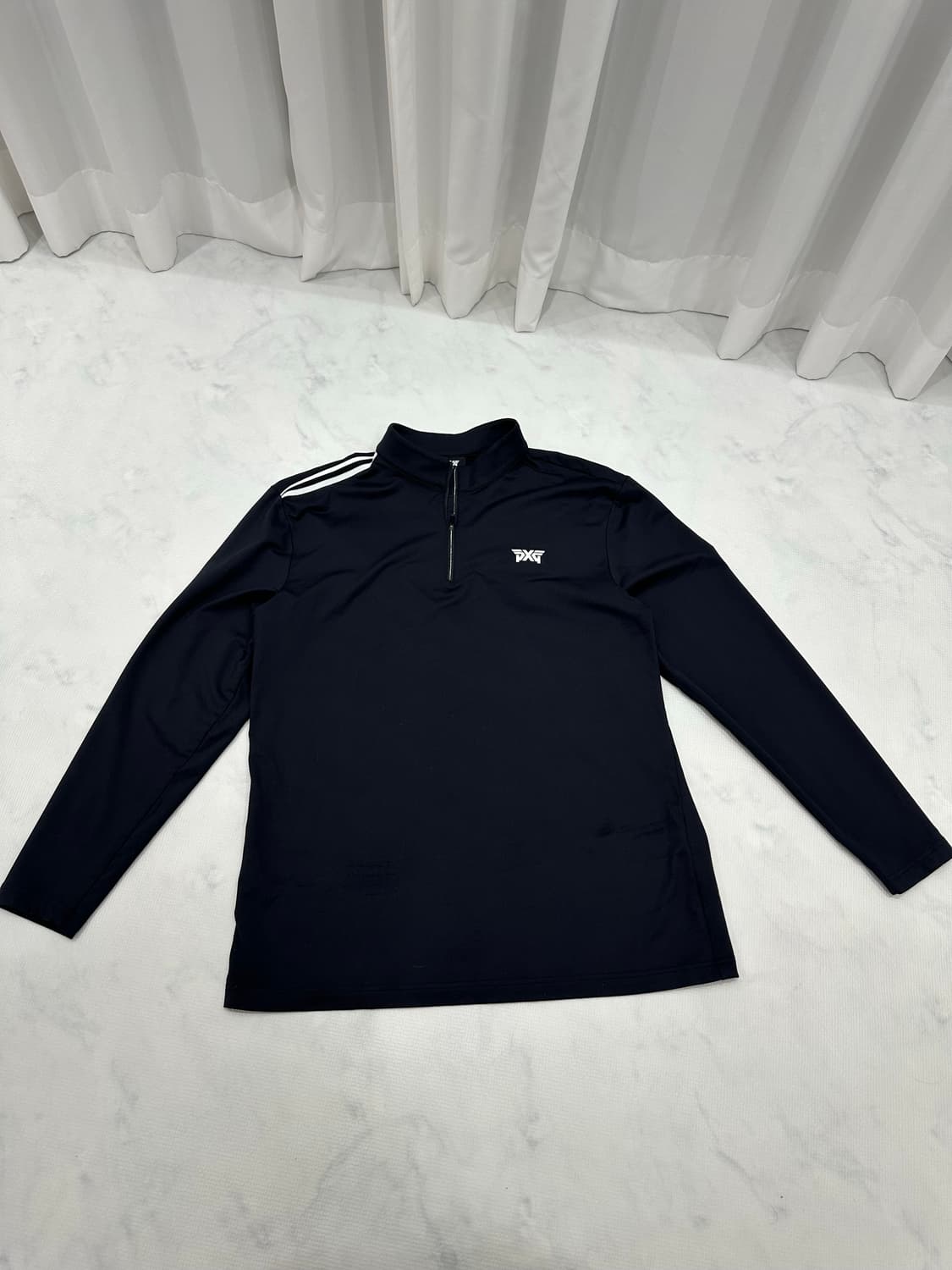 PXG 남성 하프 집업 티셔츠 (블랙 / XXL) 상품이미지1