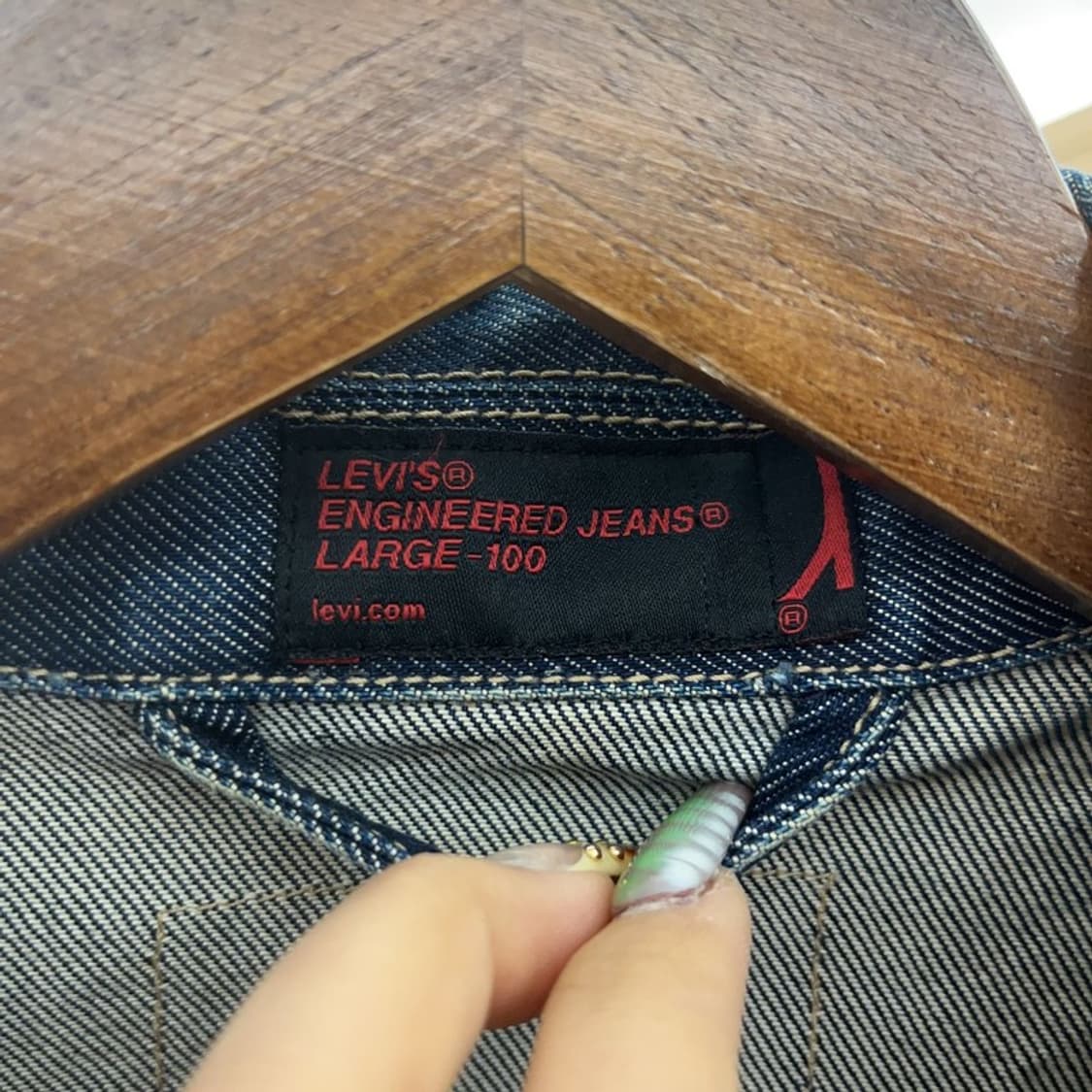 리바이스 엔지니어드진 레트로 빈티지 데님자켓 100 C09503 상품이미지5