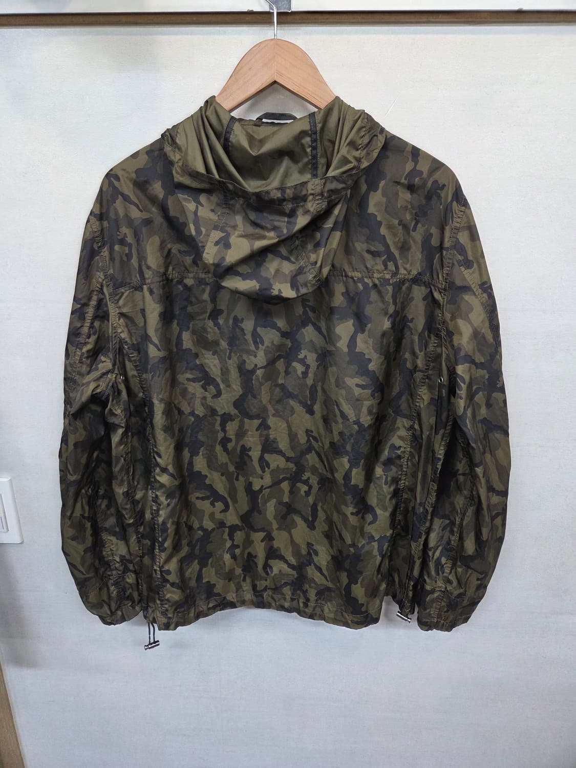 자라 경량 카모 바람막이 후드자켓 L 상품이미지2