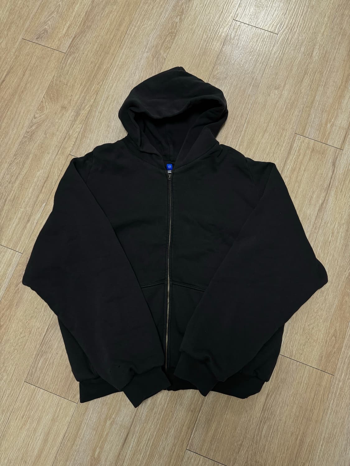 이지 후드집업 블랙 XL  상품이미지1