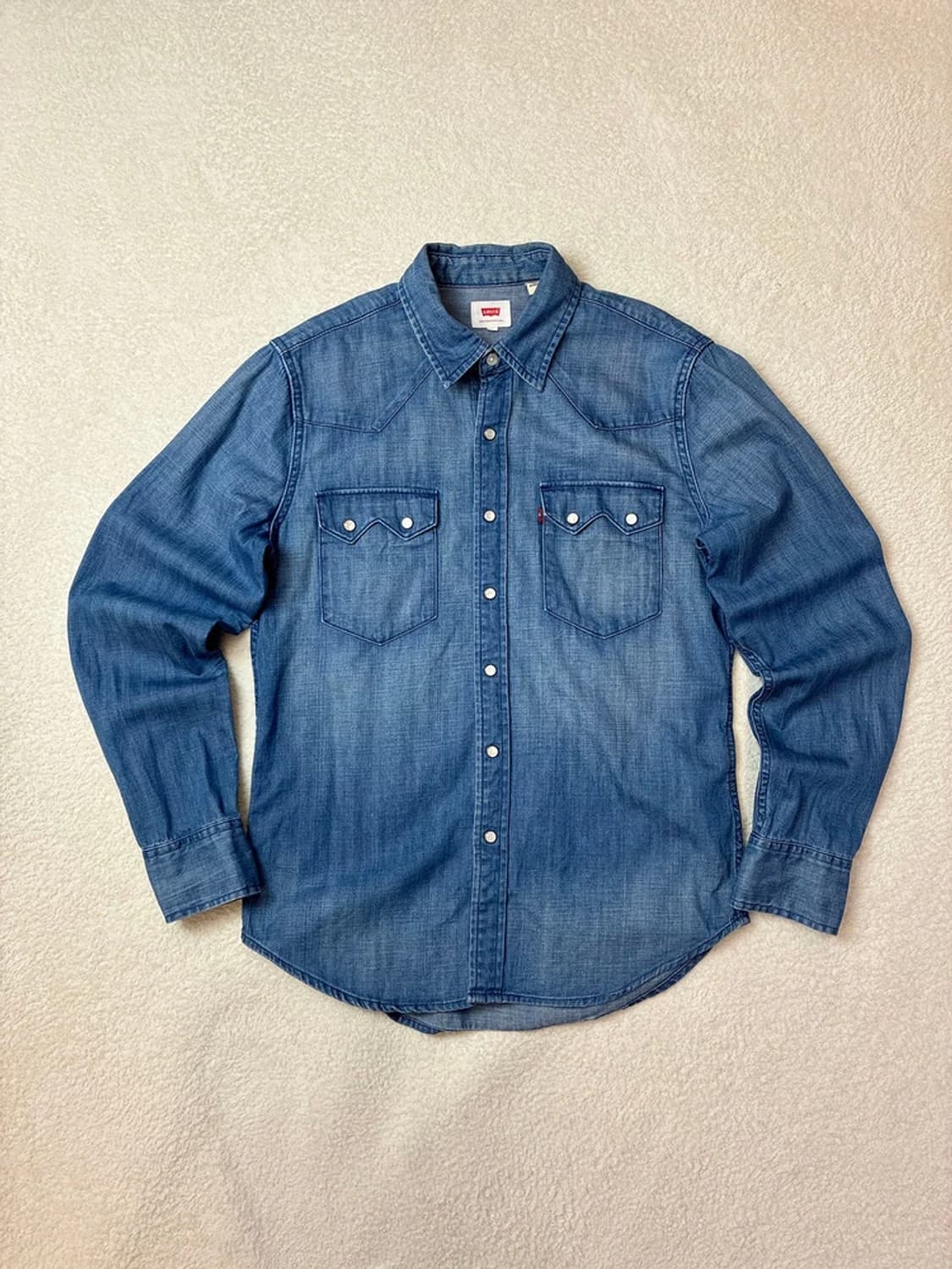 리바이스 페이딩 웨스턴 데님 셔츠 PN5807 상품이미지1