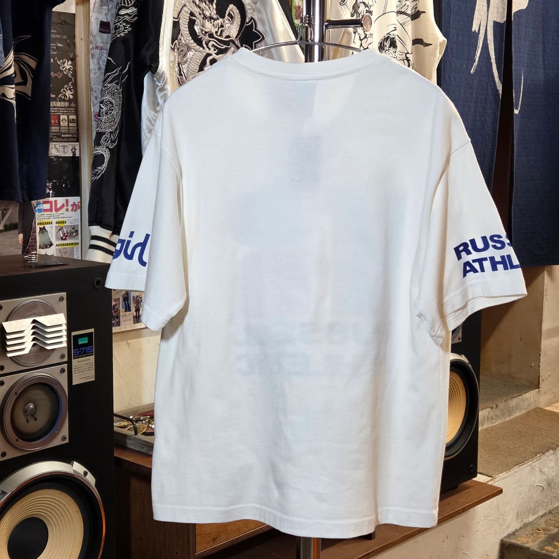 러셀 x 엑스걸 화이트 프린팅 반팔 상품이미지5