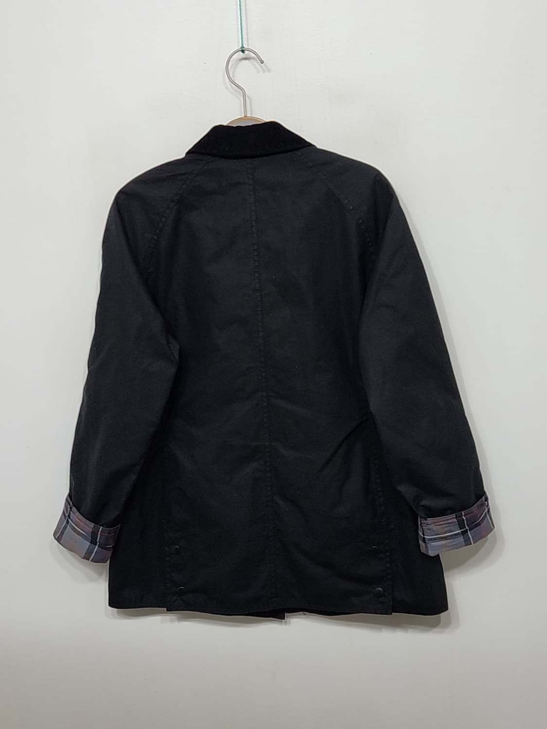 (M) 바버 비드넬 왁스자켓 블랙 왁싱점퍼 영국판  상품이미지8