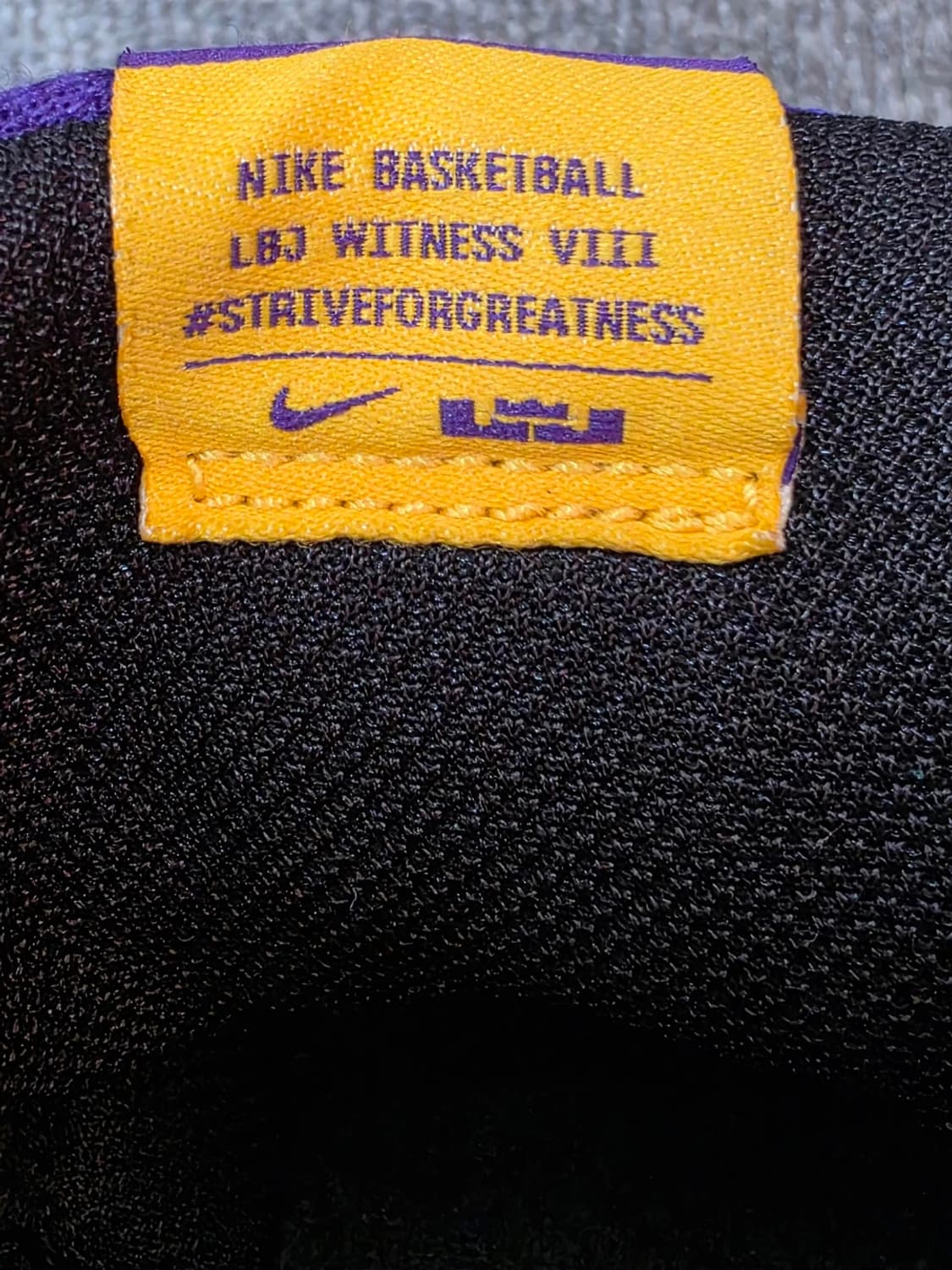 [230] 나이키 르브론 위트니스8 EP 레이커스 상품이미지9