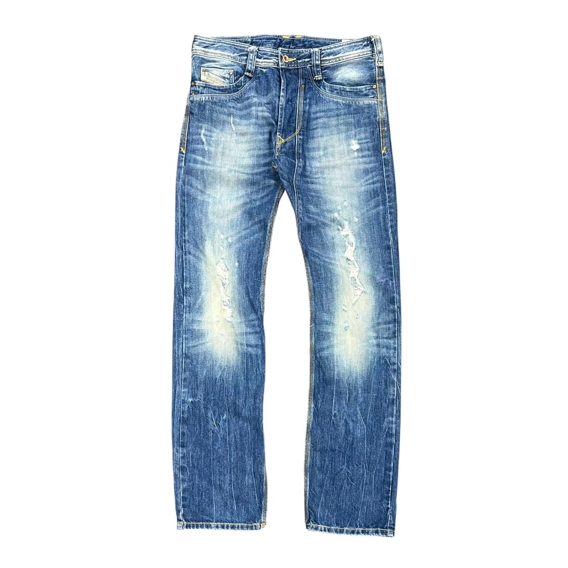 (33) 디젤 티멘 워싱 데미지 데님 팬츠 상품이미지3