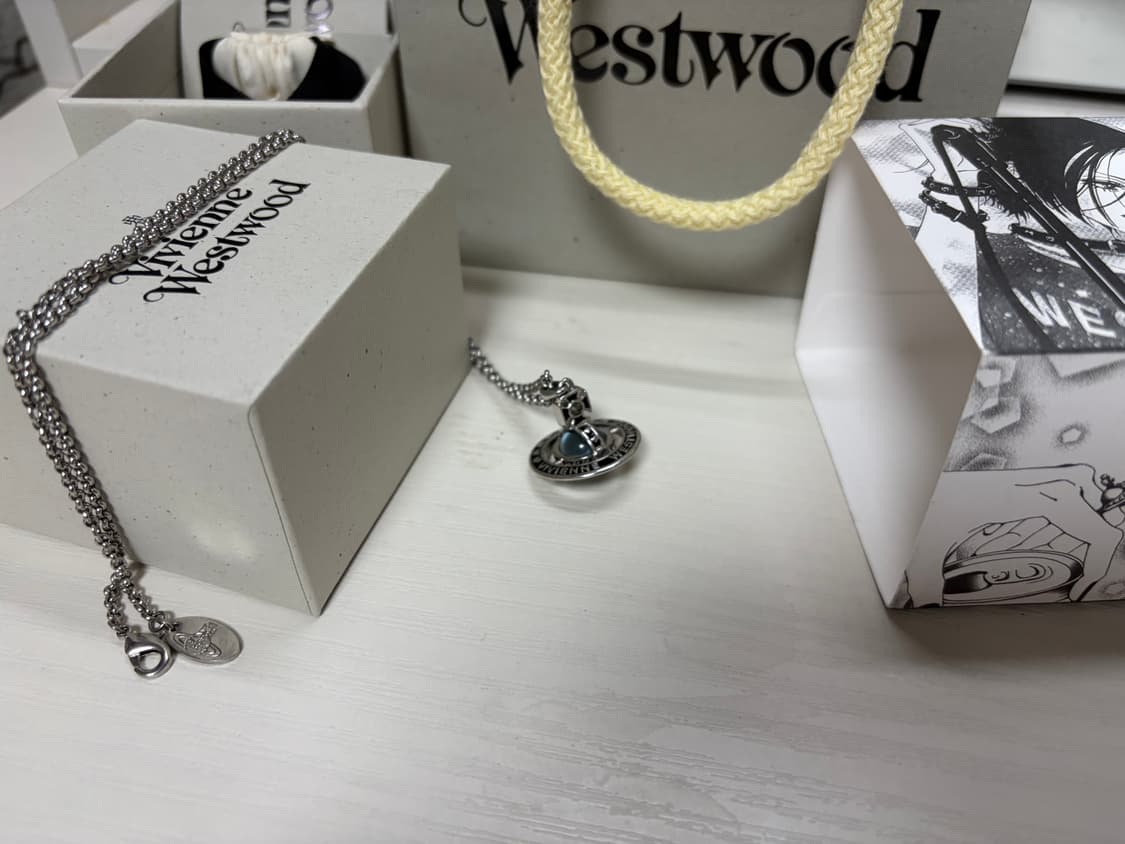 (교환) 비비안 웨스트우드 x 나나 콜라보 orb 목걸이 상품이미지1