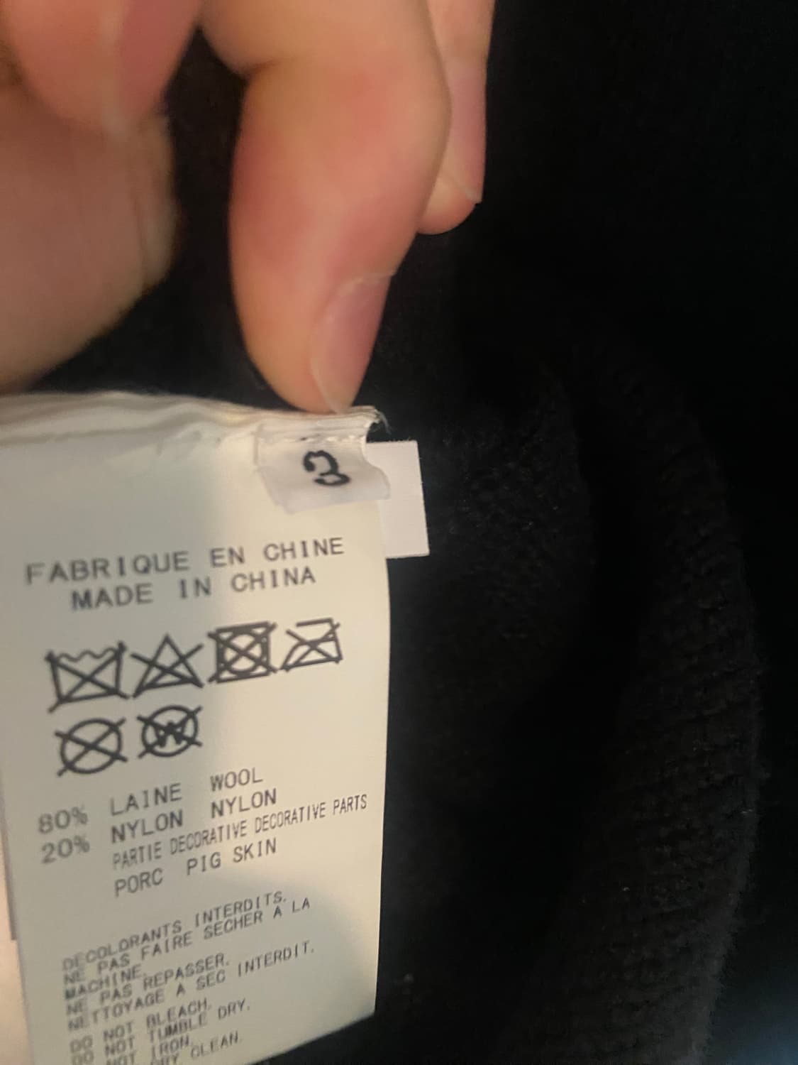 요지야마모토 뿌르옴므 니트 상품이미지6