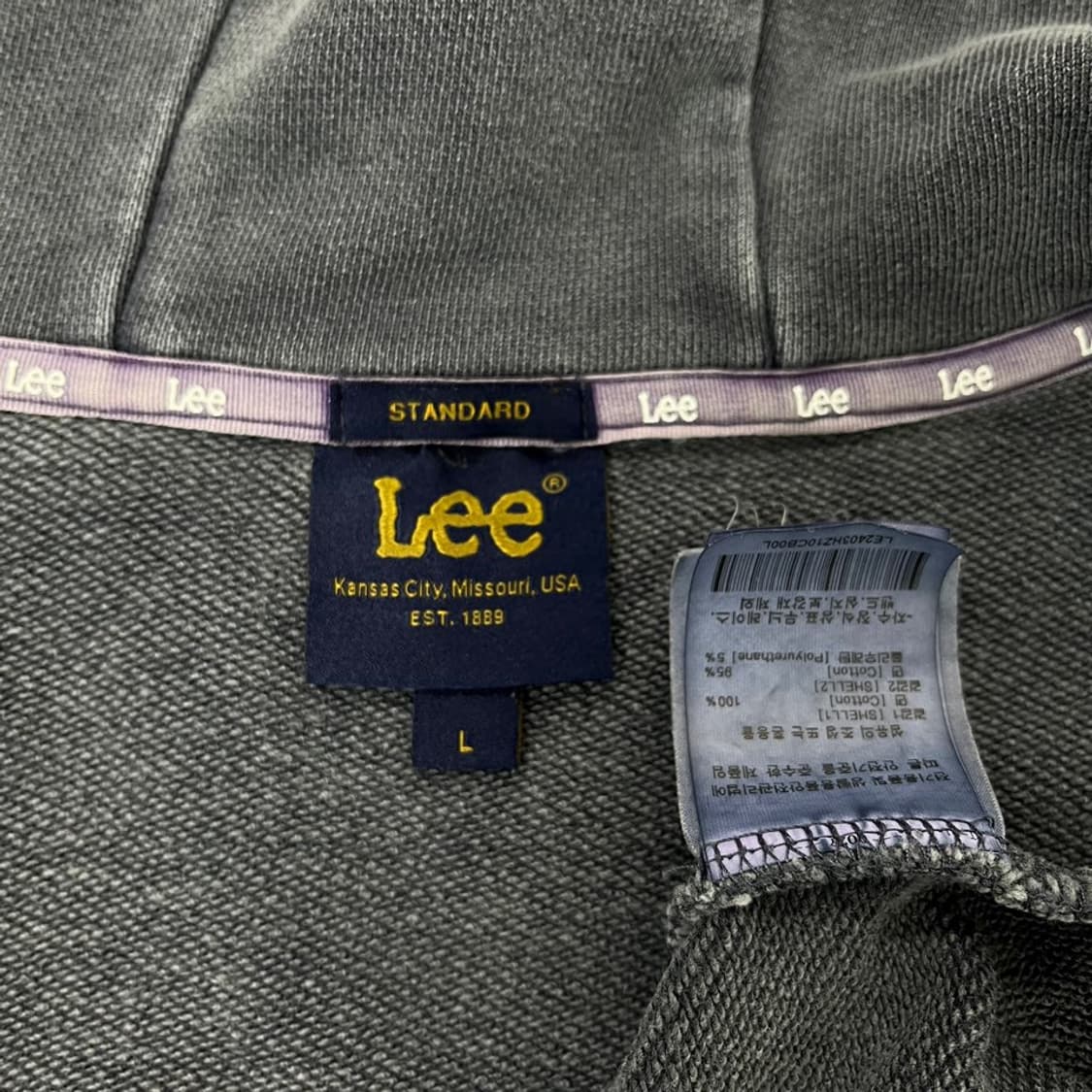 LEE 리 2WAY 후드 집업/#3859 상품이미지8