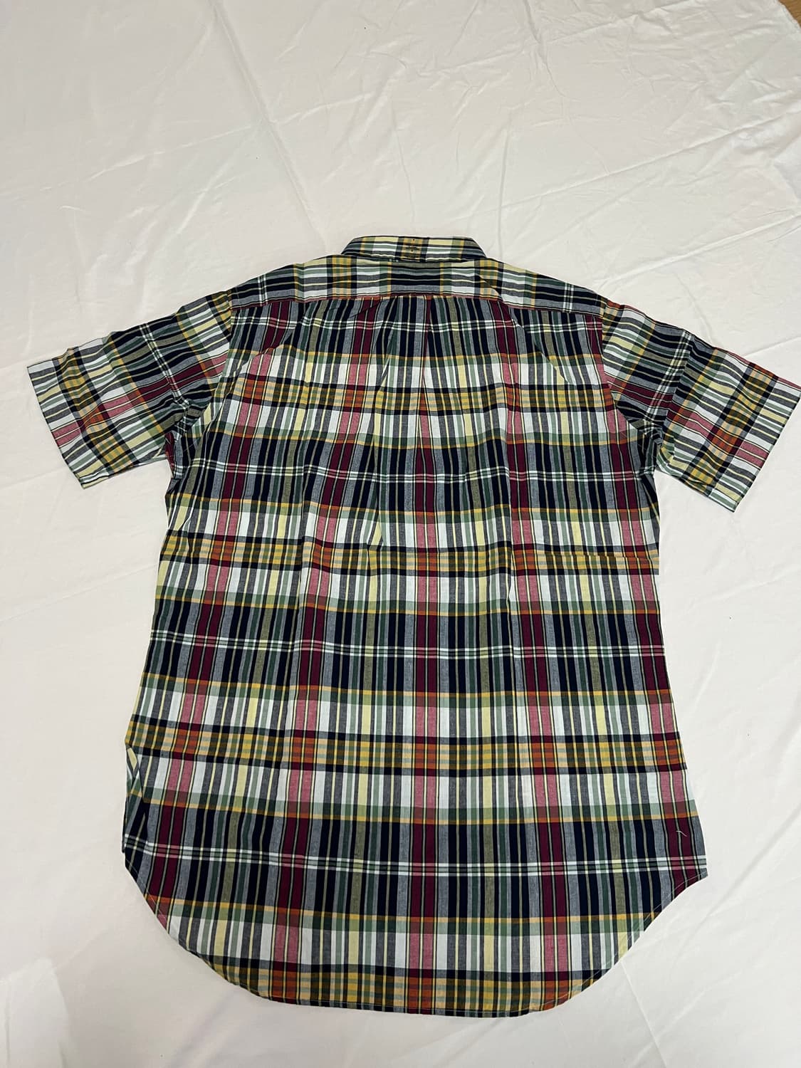 폴로 랄프로렌 체크 반팔 셔츠 클래식핏 S 상품이미지3