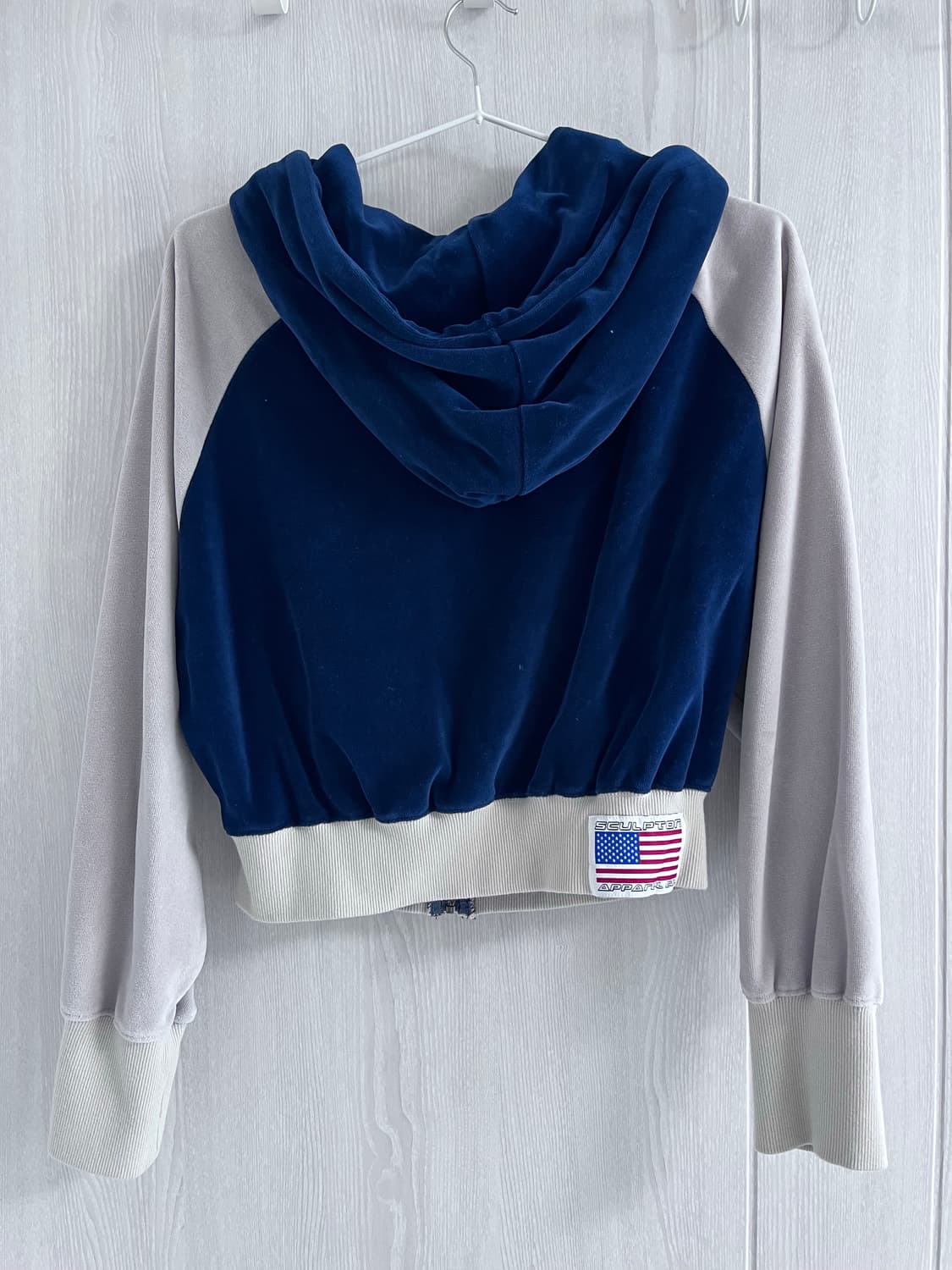 스컬프터 벨루어 후드집업 상품이미지3