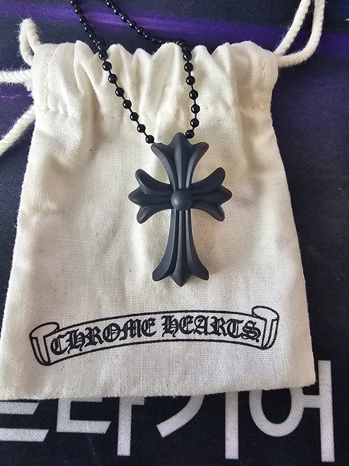 크롬하츠 실리크롬 블랙 급처합니다. 상품이미지1