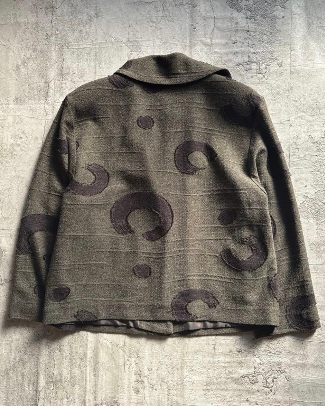 charcoal gray vintage pattern jacket 상품이미지5