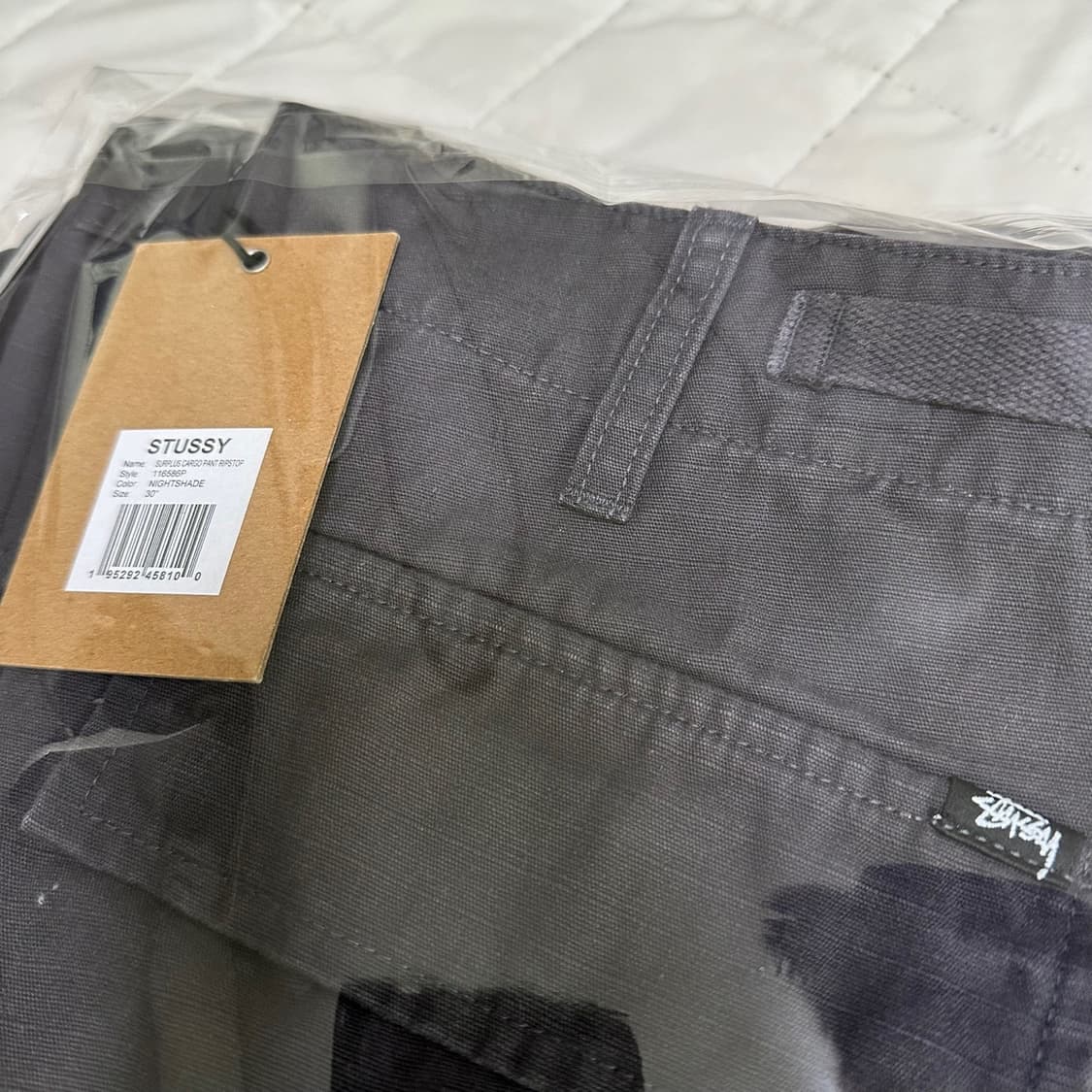 스투시 립스탑 서플러스 카고 팬츠 나이트쉐이드 상품이미지5