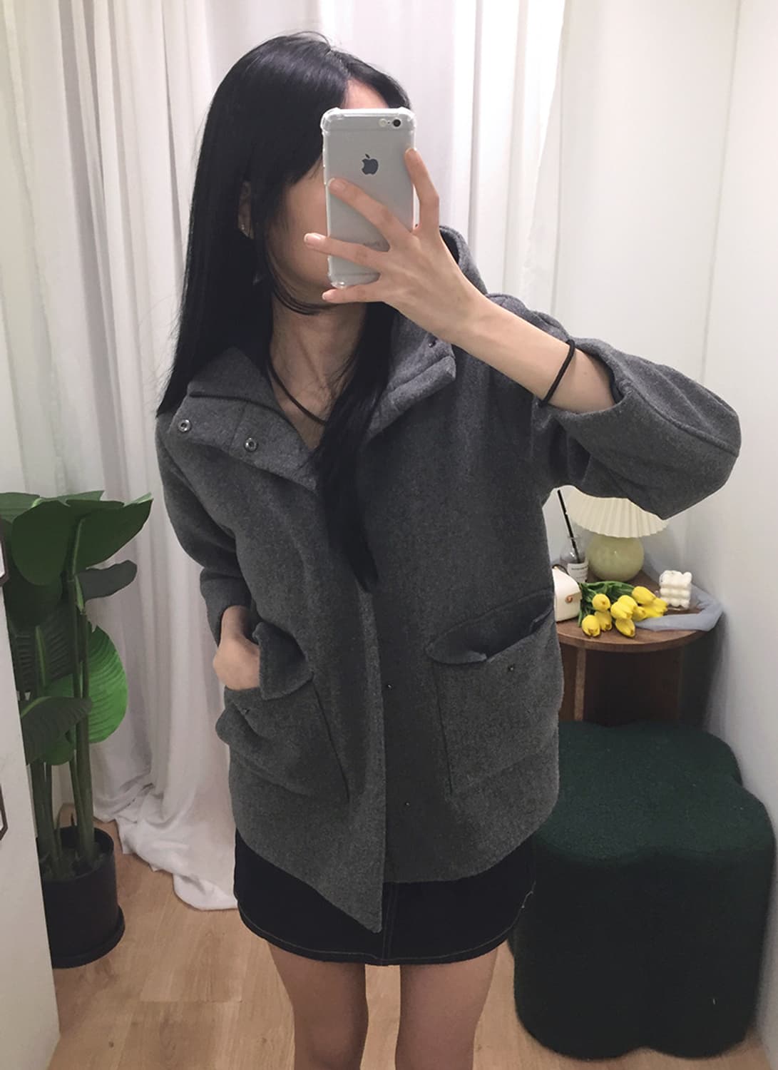 여성 자라 포켓 후드 자켓 90 상품이미지2