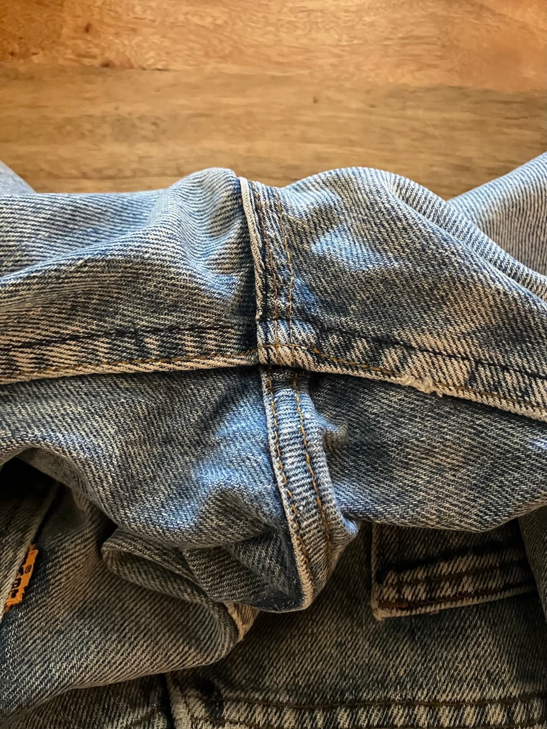 80s USA 빈티지 리바이스 517 오렌지탭 부츠컷 데님 팬츠 상품이미지8