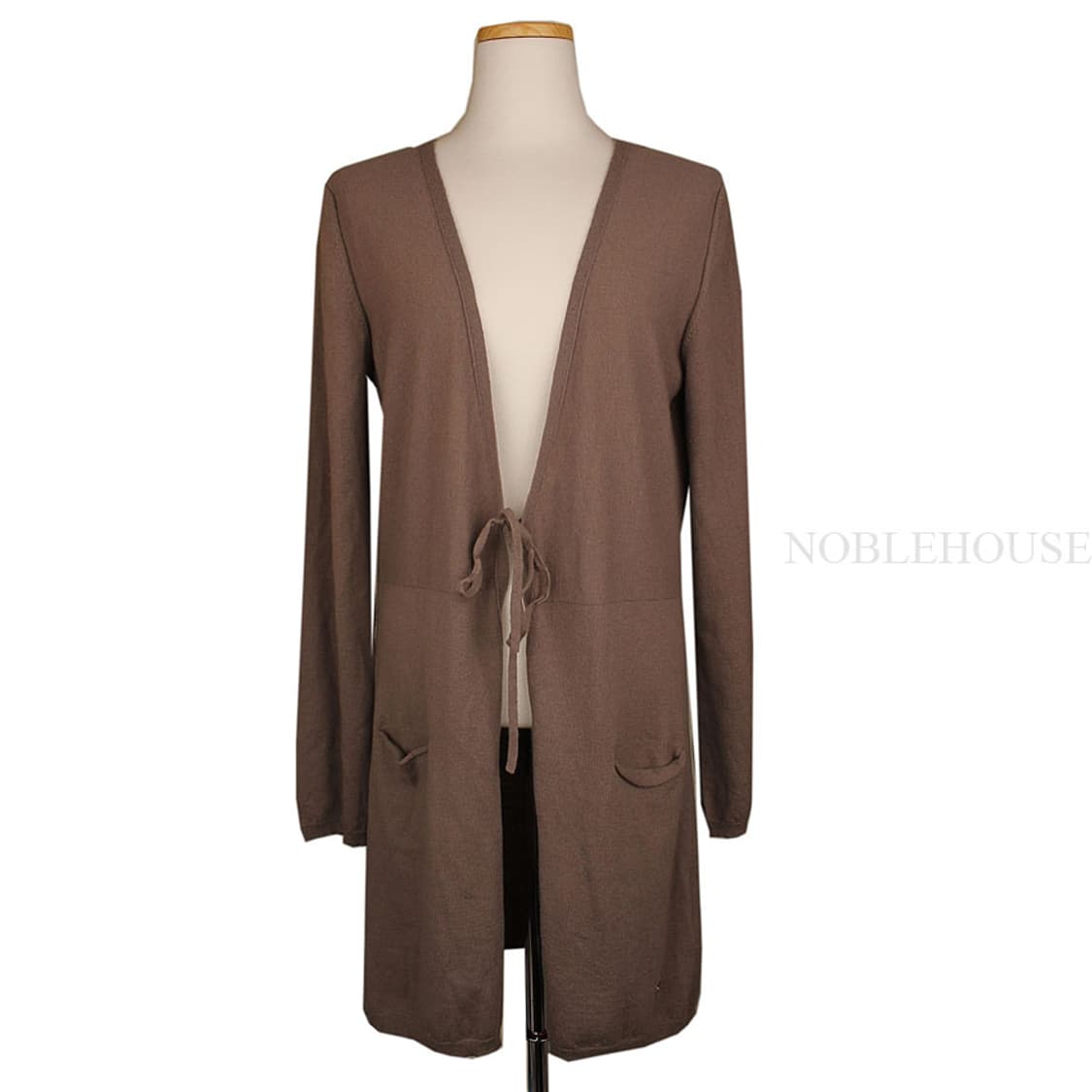 헨리코튼 울캐시미어 모카브라운 가디건(44) 상품이미지1