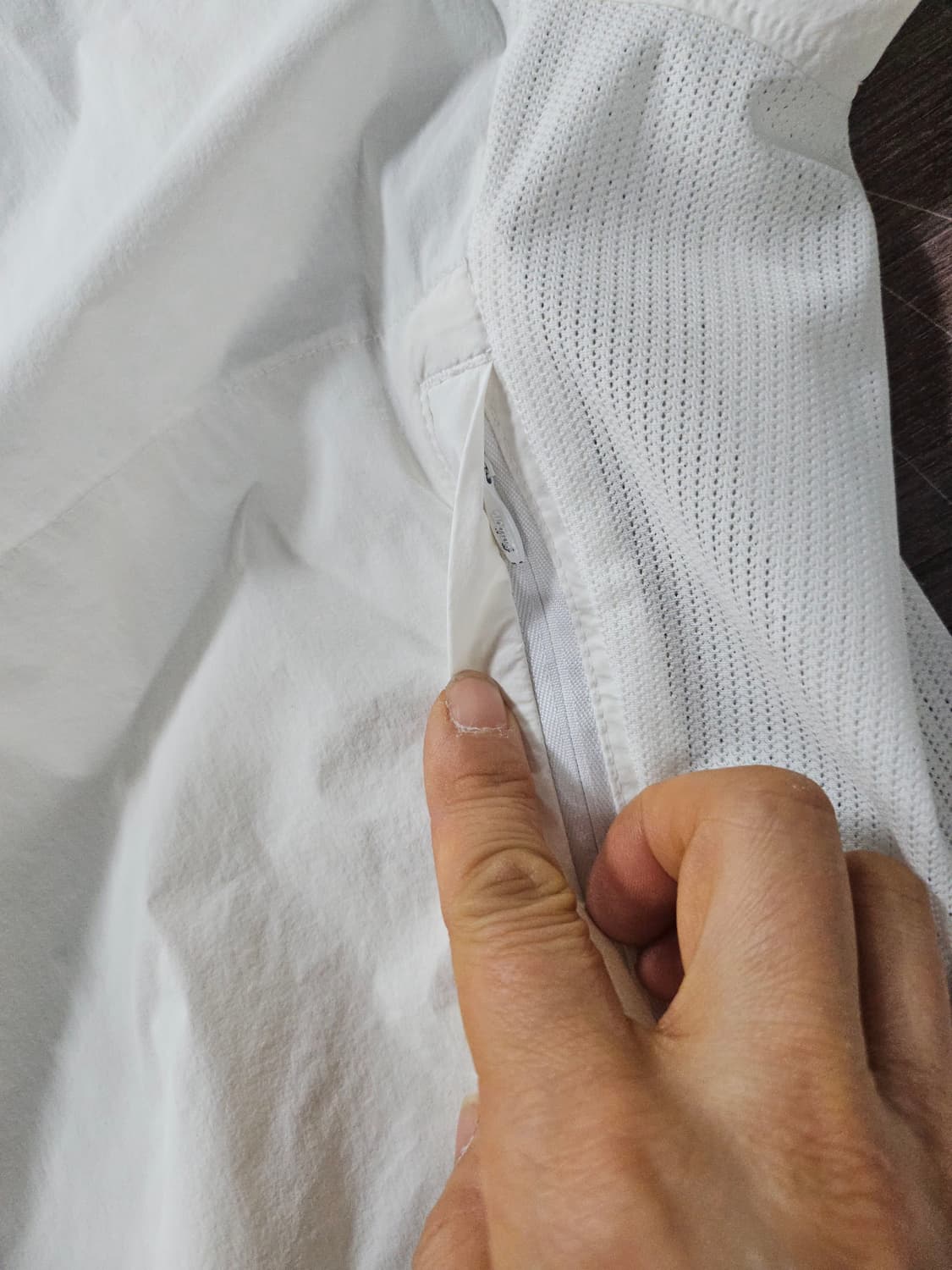 정품]말본 아노락 반팔 여름용 화이트 90 M 상품이미지6