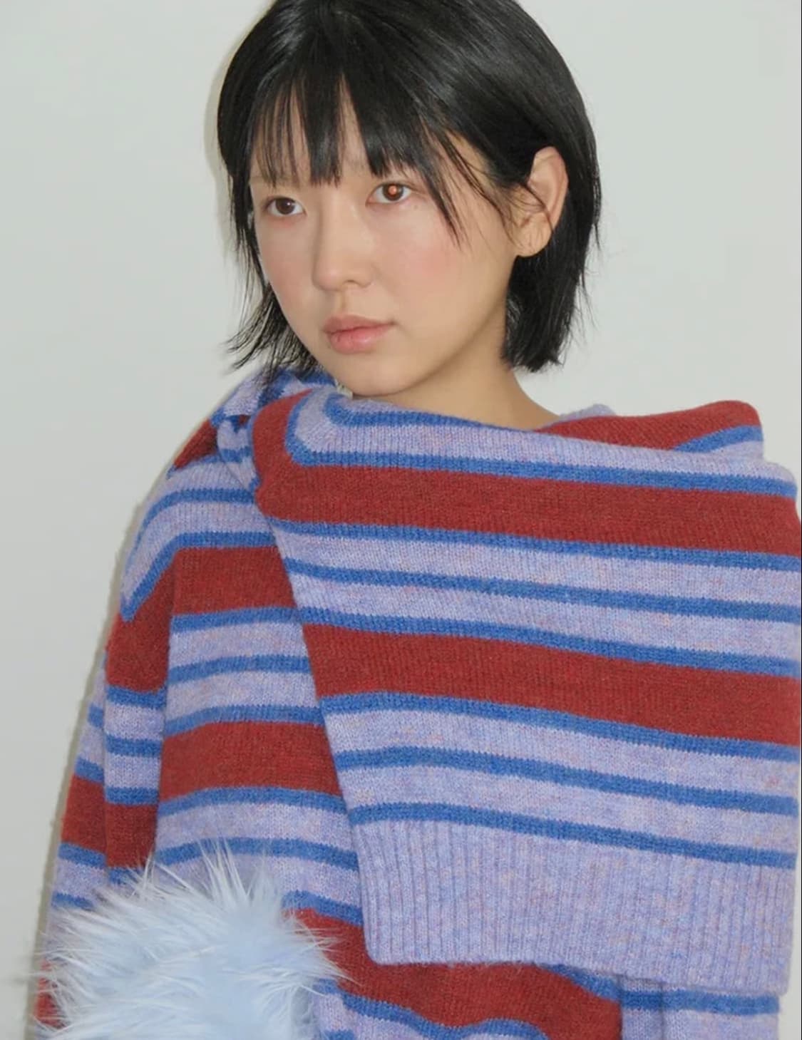 플리즈프로젝트 스트라이프 니트 퍼플 상품이미지2