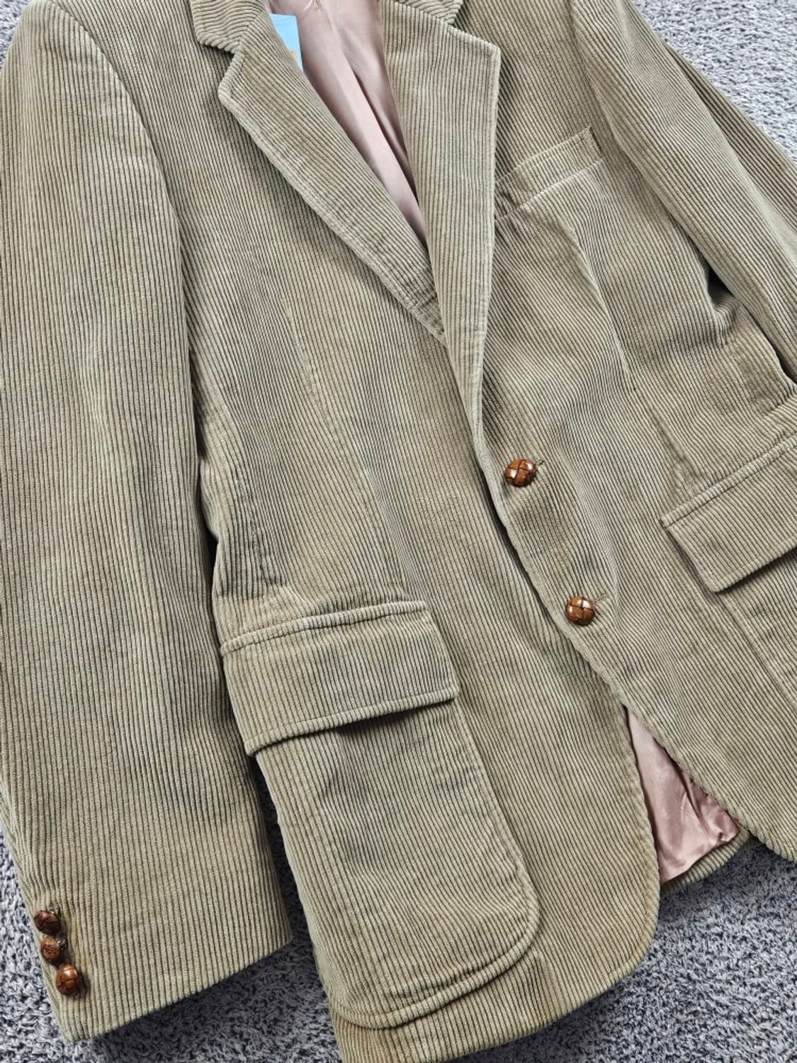 헨리 코듀로이 더블 베이직 블레이저 자켓 ( 42 ) / 10965 상품이미지7