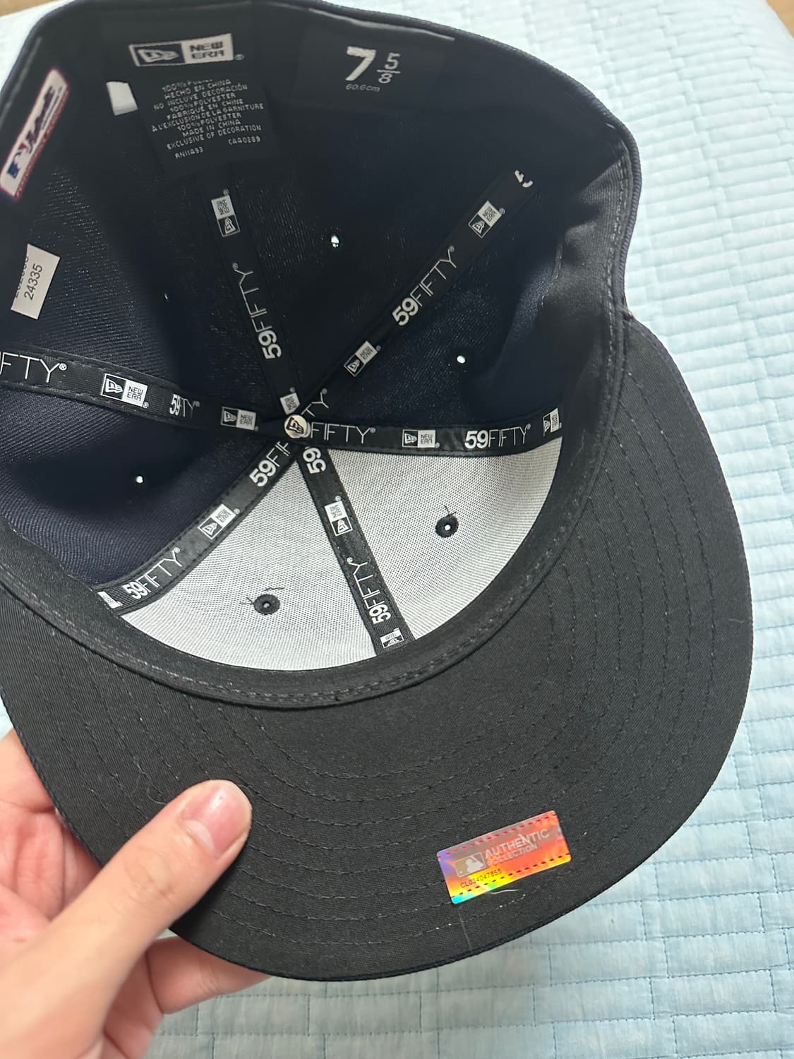 텍달린 새상품 뉴에라 양키스59FIFTY 7 5/8 상품이미지3
