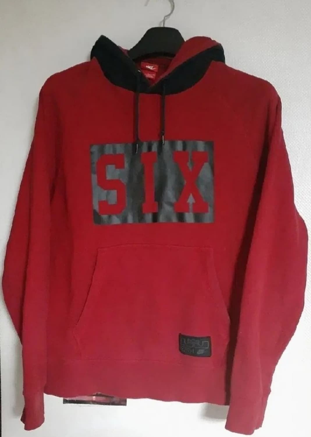 나이키 르브론 AW77 식스맨 기모 후드 레드 XL 105 상품이미지1