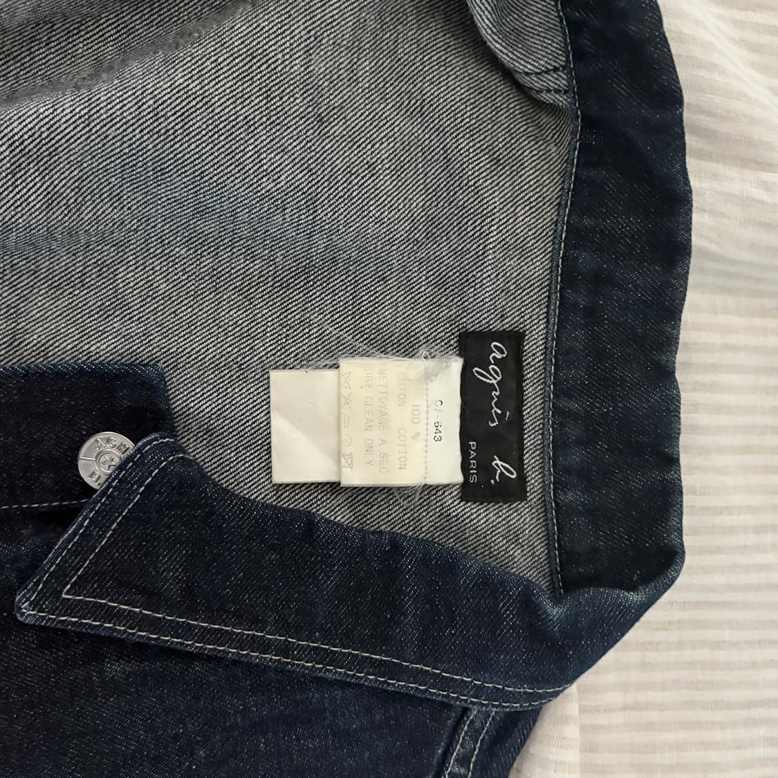  ▫️Agnes. B Denim Vest 상품이미지6