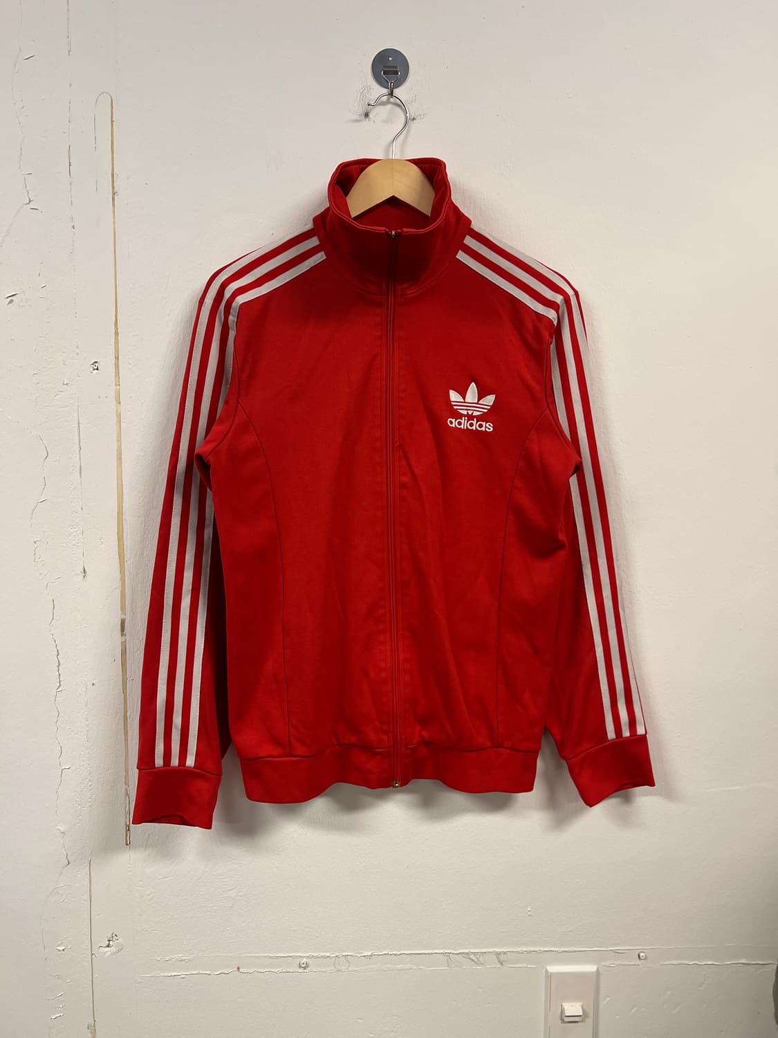 L) 아디다스 레드 트레이닝 집업 져지 O250 상품이미지1