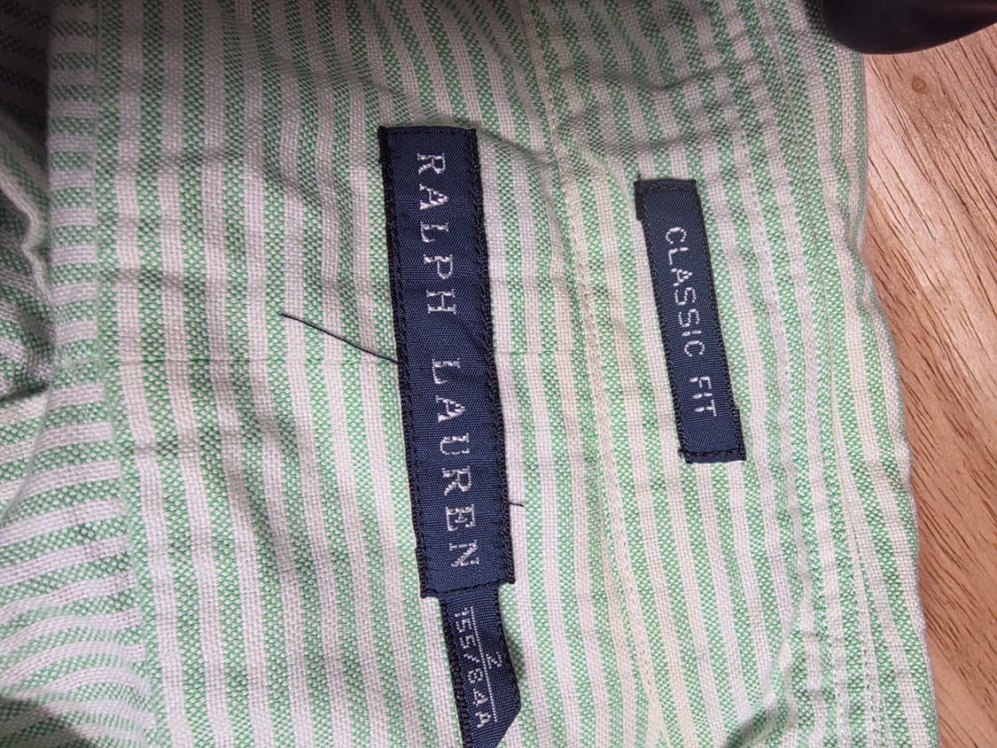 Polo 폴로 랄프로렌 민트 스트라이프 셔츠 2 (클래식) 상품이미지4