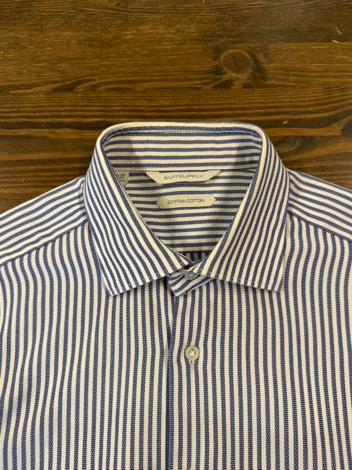 수트서플라이 스트라이프 셔츠 남성95-100 상품이미지6