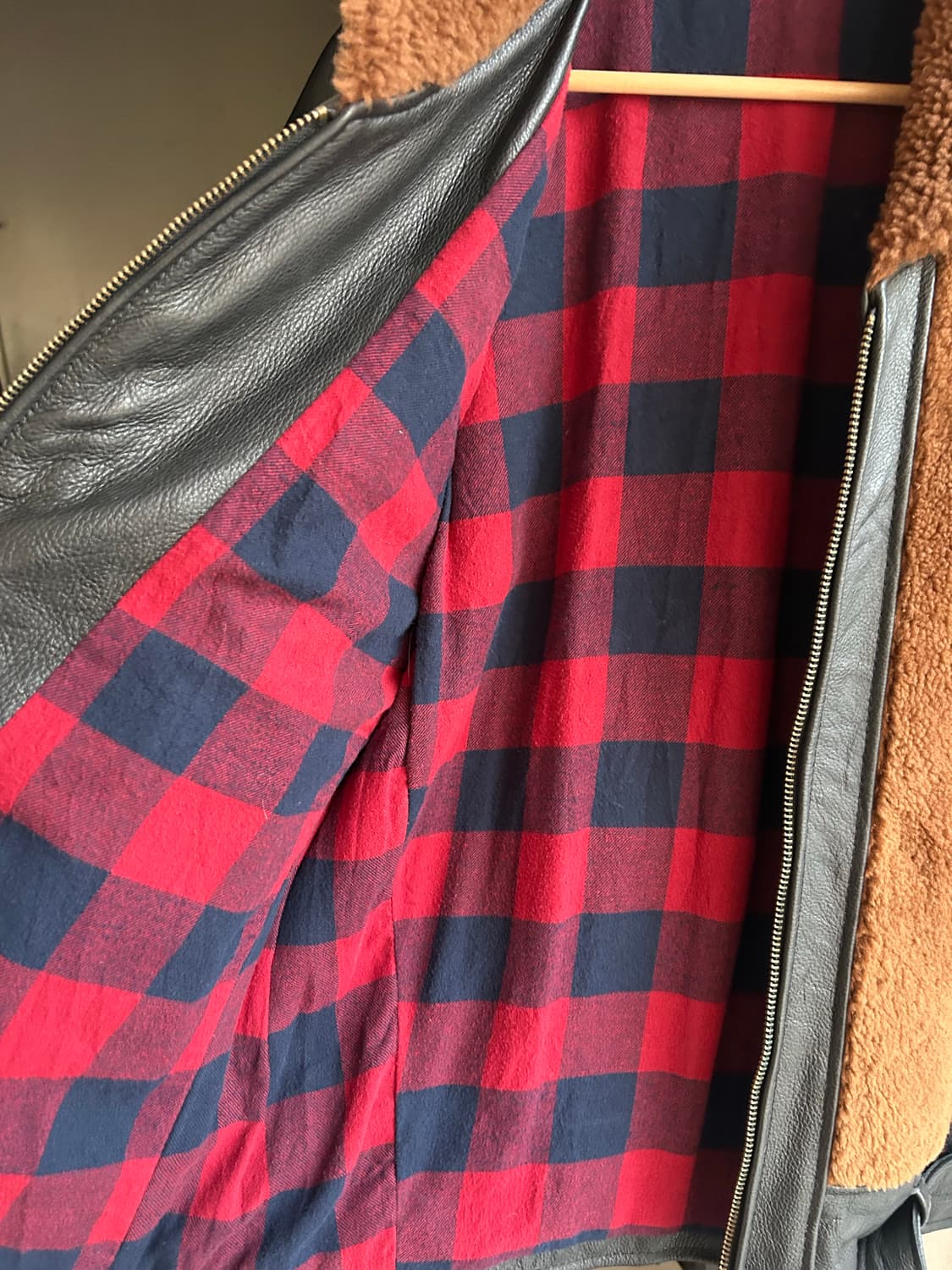 90‘s 빈티지 그리즐리 가죽자켓 상품이미지5