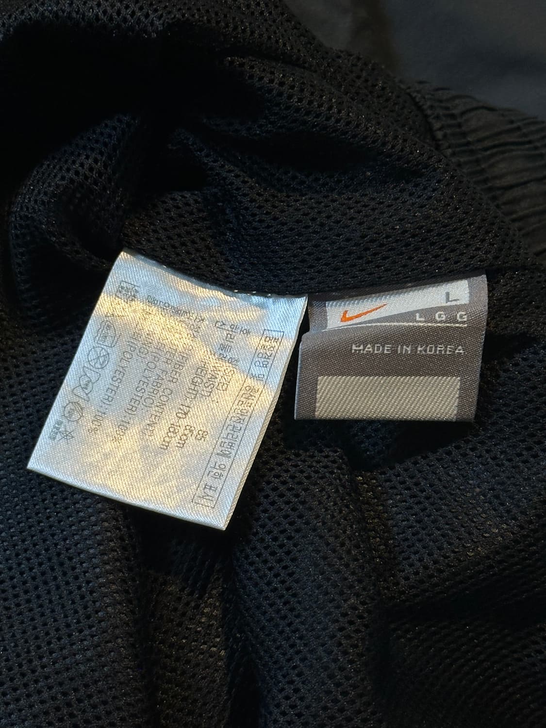 00's 나이키 올드스쿨 스우시 나일론 트랙팬츠 블랙 상품이미지6