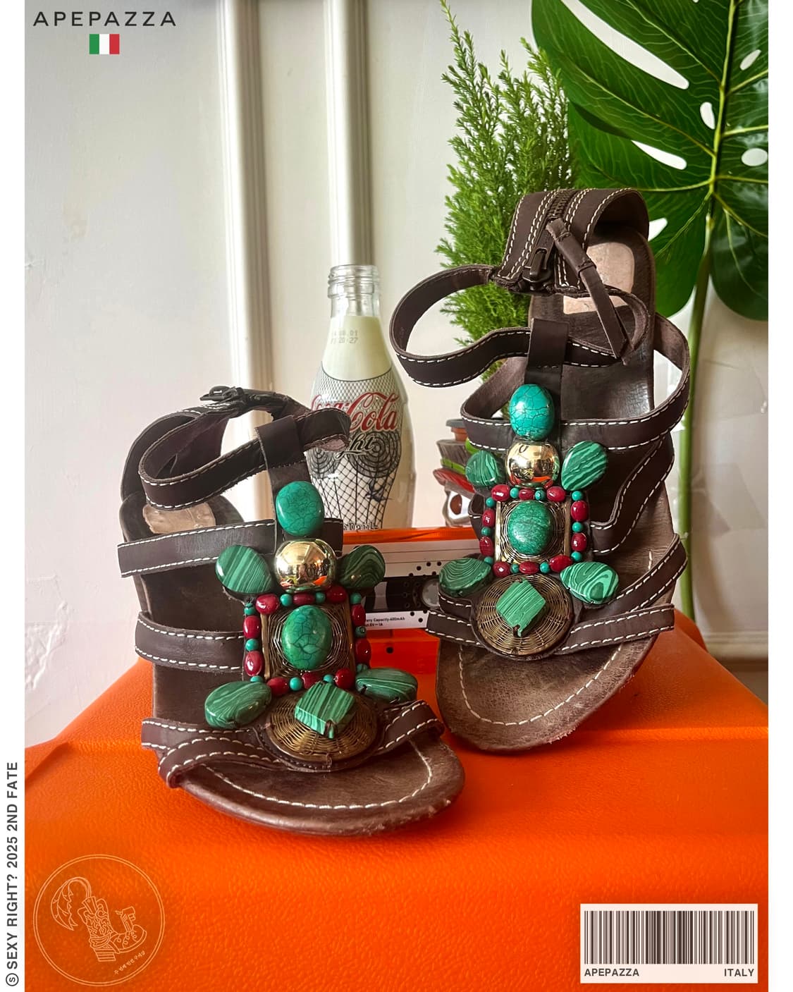 Apepazza Italy Chunky Heel Strap Sandal 상품이미지1