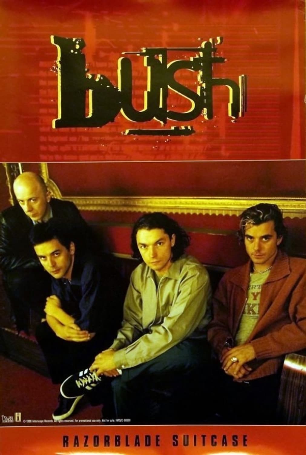90S OG 빈티지 BUSH Razor blade suitcase 티 상품이미지3