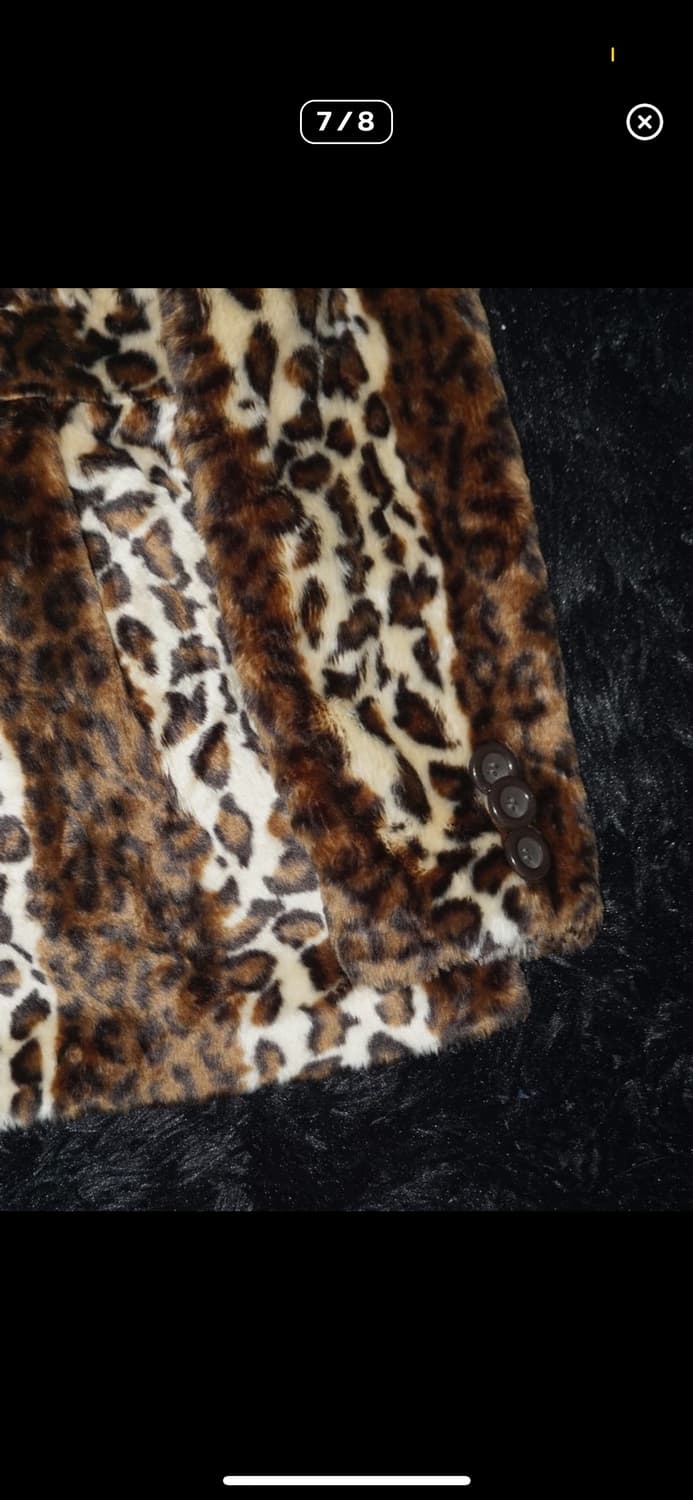 레오파드 퍼 자켓 상품이미지7